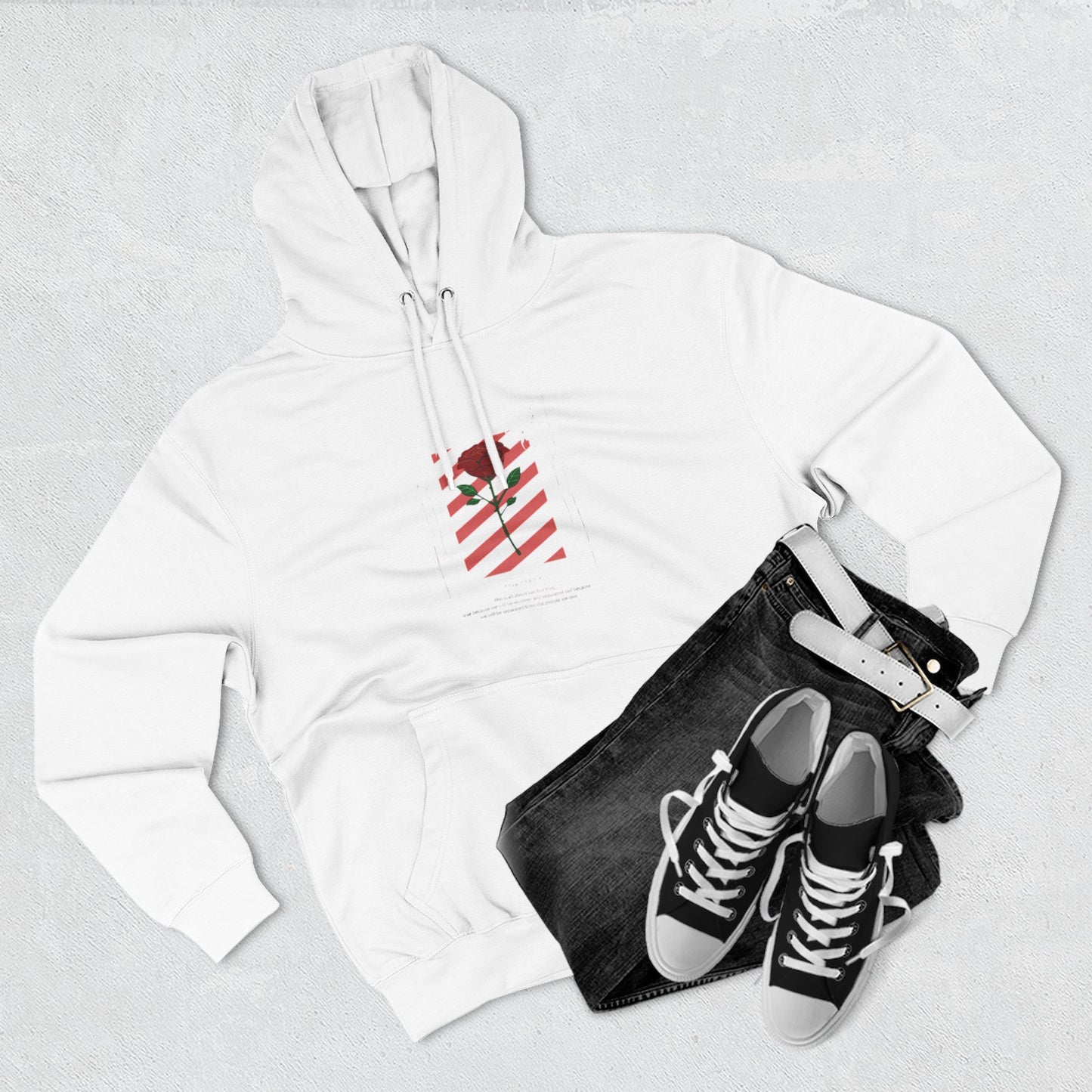 Stylish Three-Panel Fleece Hoodie – Perfect for Casual Days and Holiday Gifting