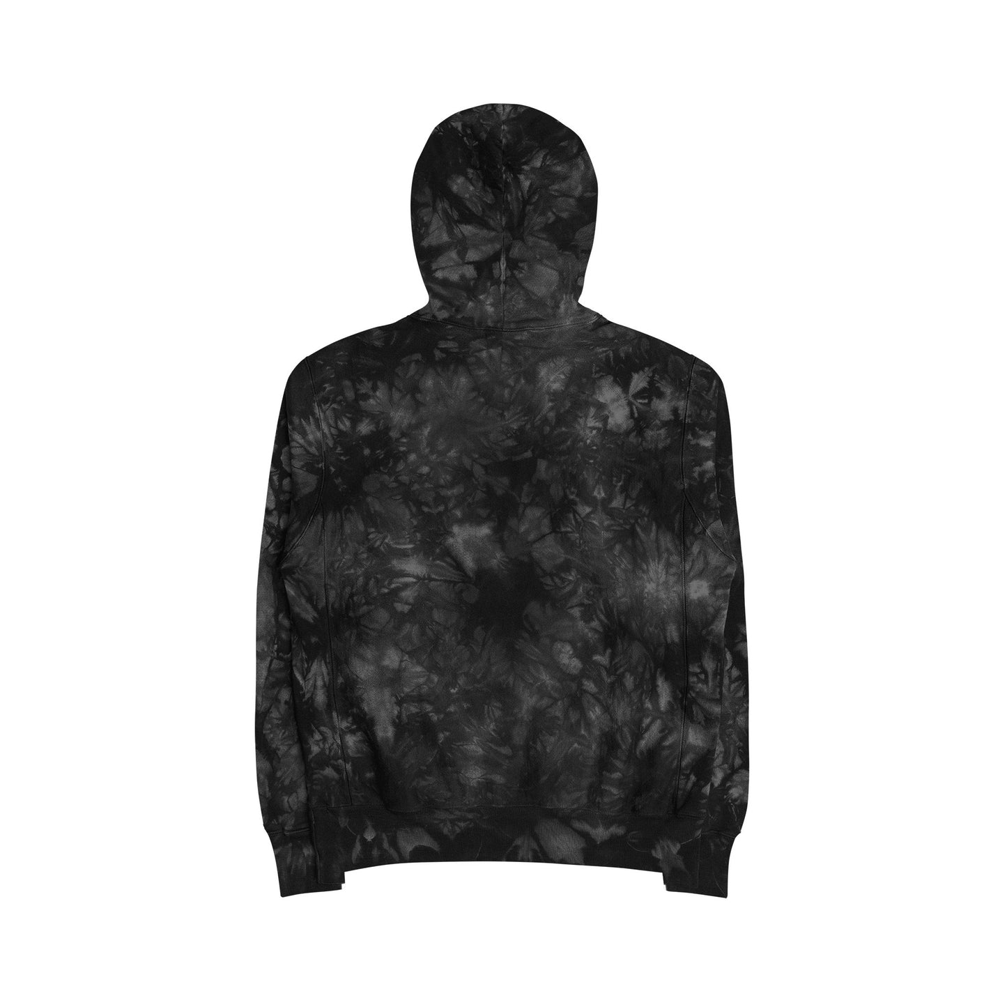 Unisex Champion Tie-Dye Hoodie with Embroidered Design - Cozy and Trendy Fashion