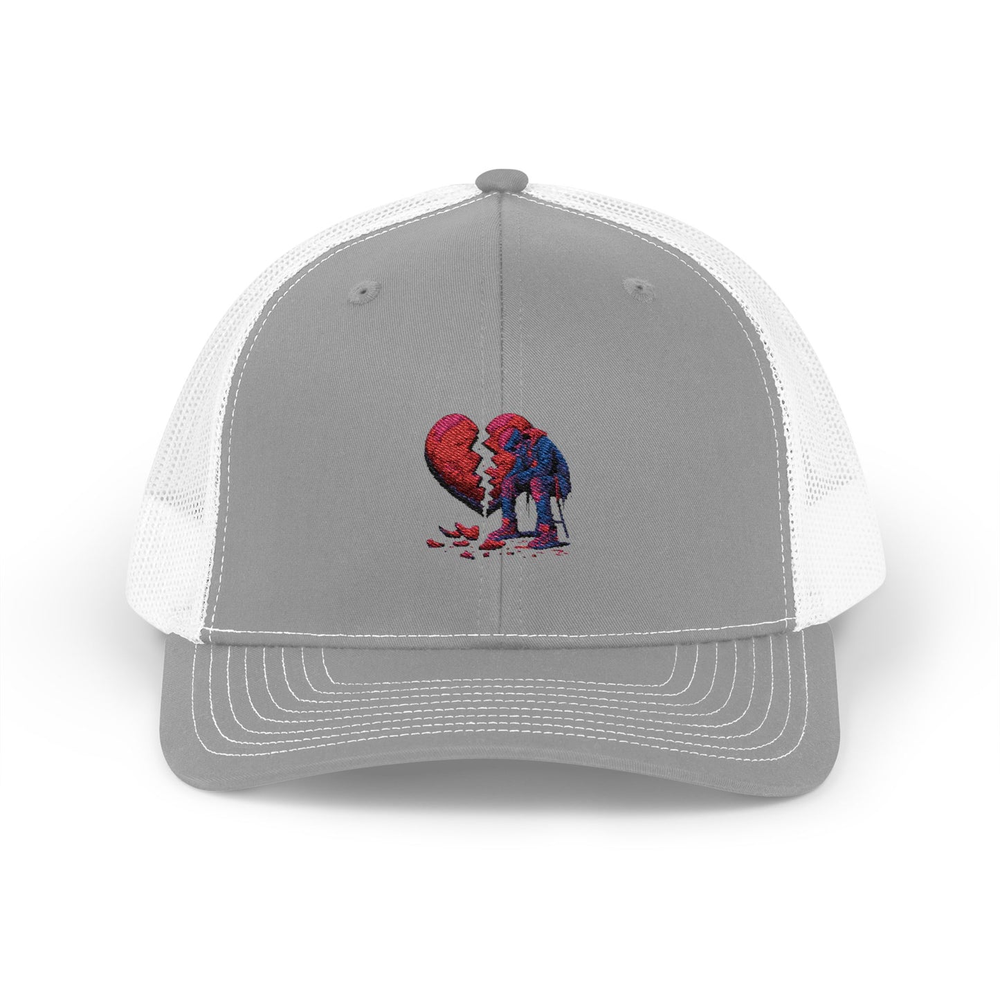 Heartbreak Embroidered Snapback Trucker Cap - Perfect Gift for Casual Lovers