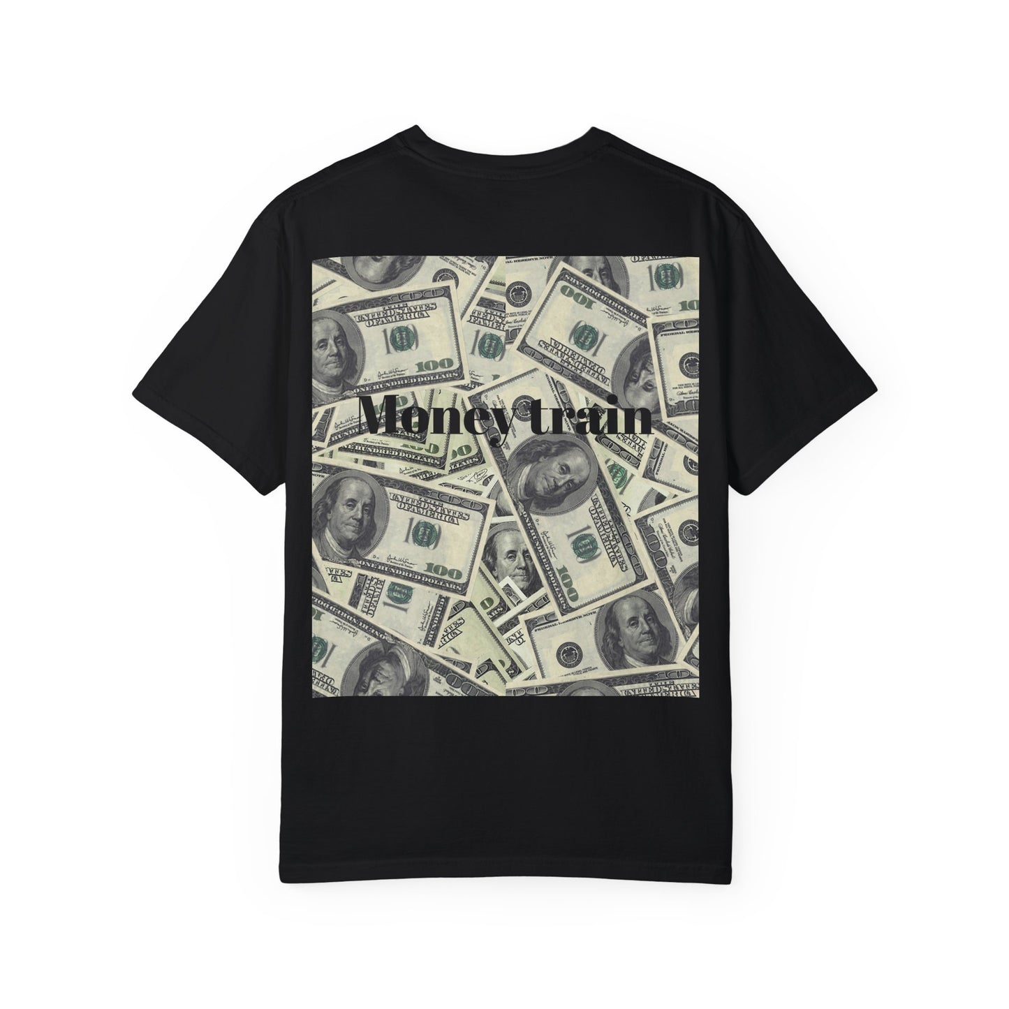 Money Train Unisex Garment-Dyed T-Shirt - Trendy Casual Wear for Money Enthusiasts