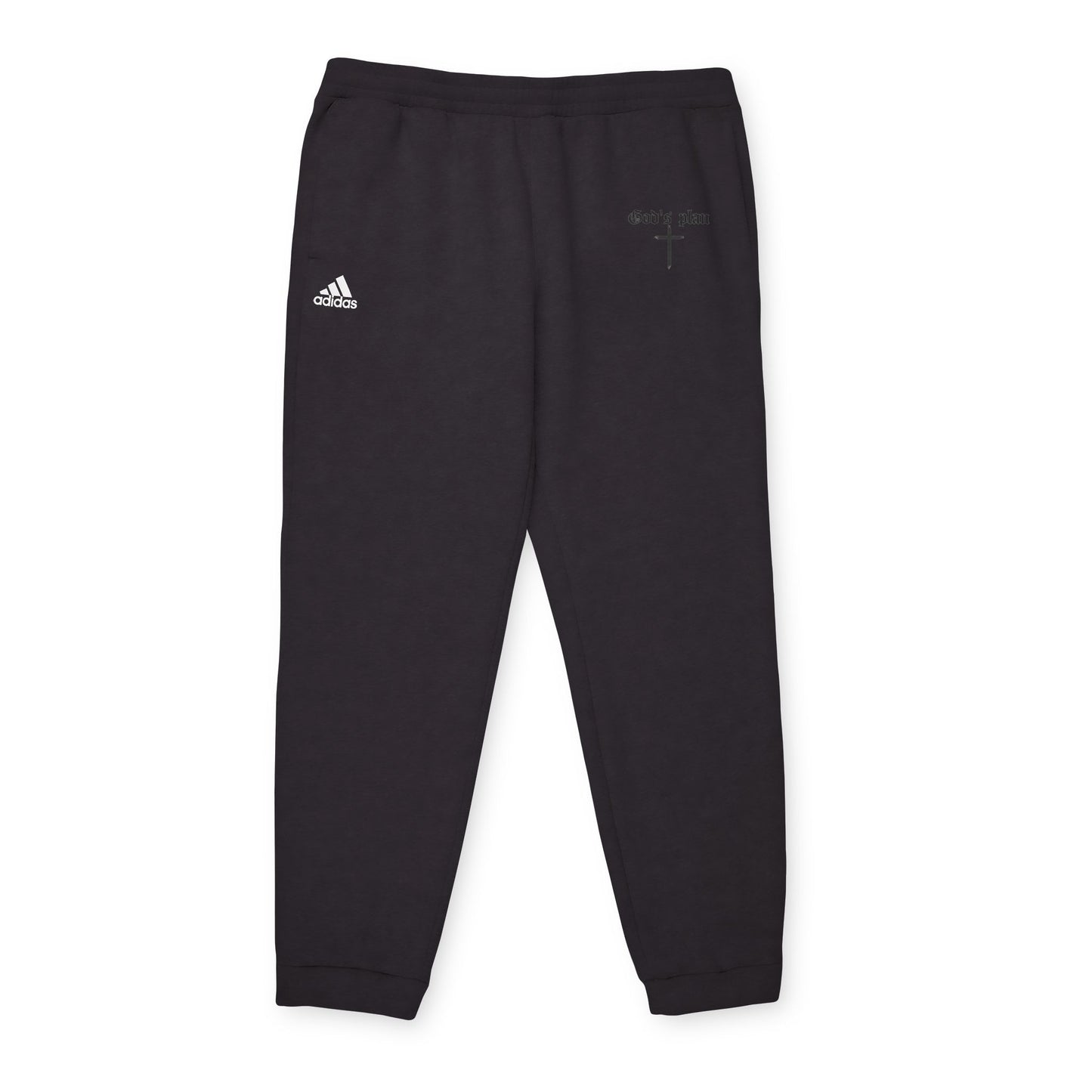 Adidas Unisex Fleece Joggers - God's Plan Sportswear