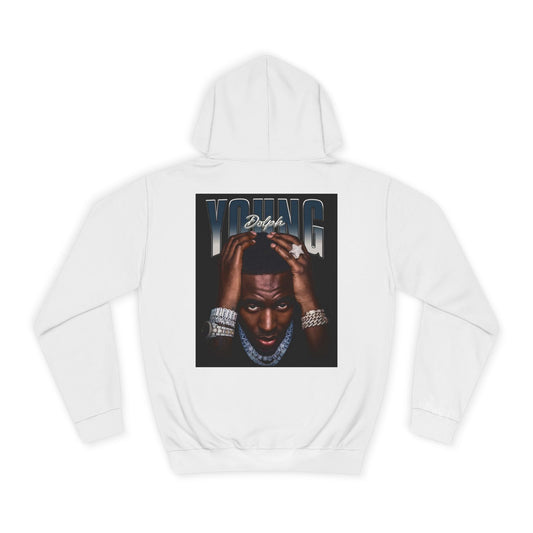 Young Dolph Unisex College Hoodie - Stylish & Comfortable Streetwear