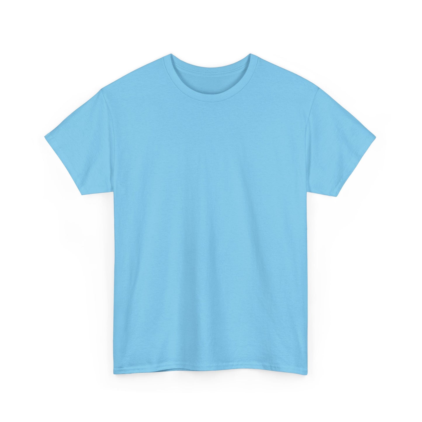 Inspirational Unisex Heavy Cotton Tee - "Never Give Up"