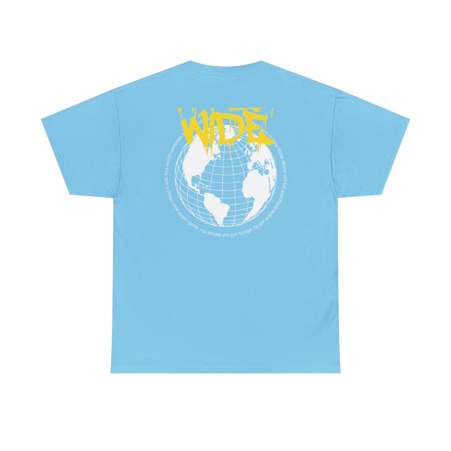 Unisex Heavy Cotton Tee - Worldwide Graphic Tee for Travel Enthusiasts
