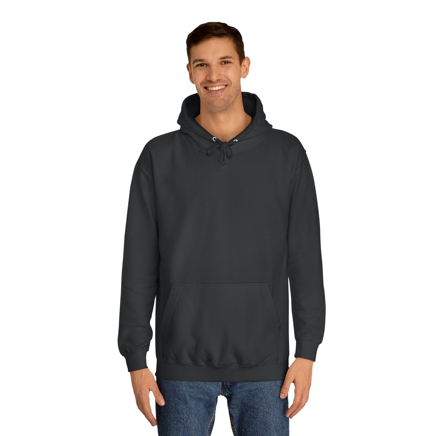 Unisex College Hoodie with Bold Graphic Design - Perfect for Students and Fans