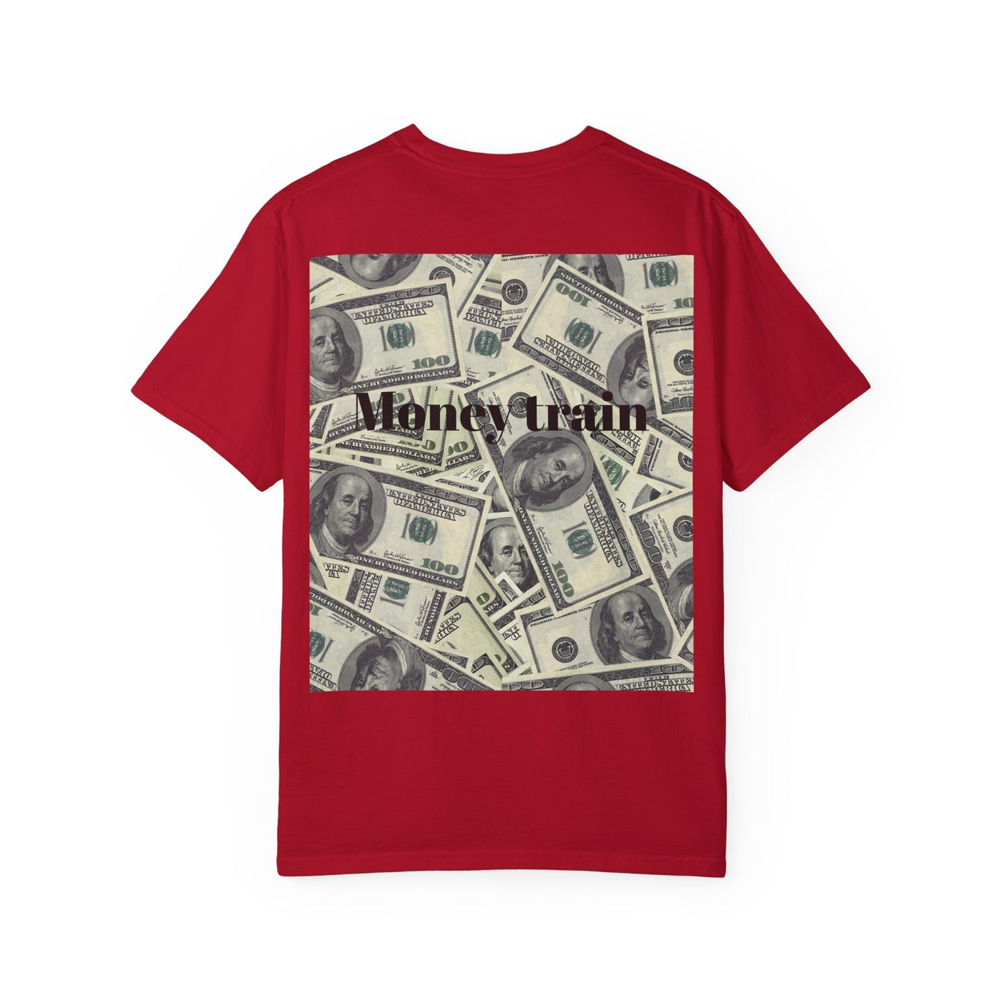 Money Train Unisex Garment-Dyed T-Shirt - Trendy Casual Wear for Money Enthusiasts