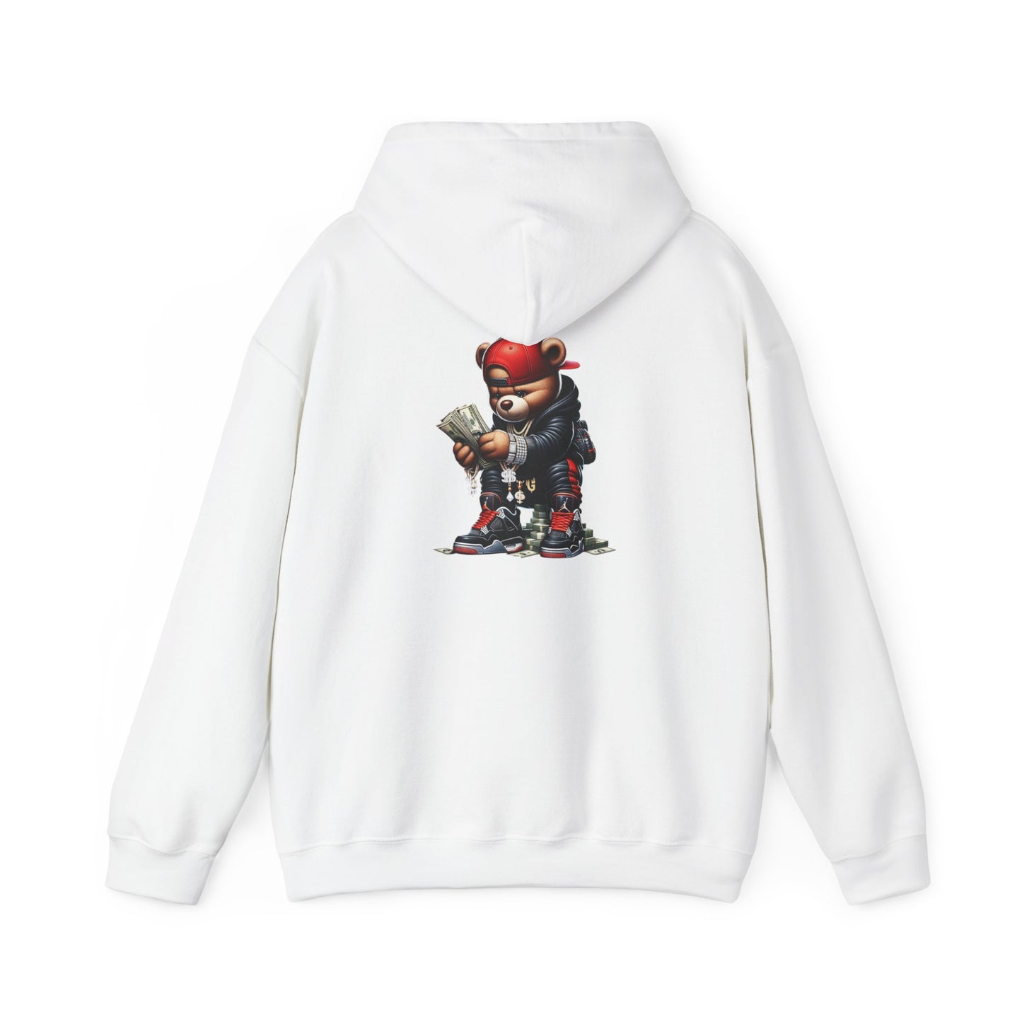 Hustle Bear Unisex Heavy Blend™ Hooded Sweatshirt | Motivational Streetwear for Entrepreneurs
