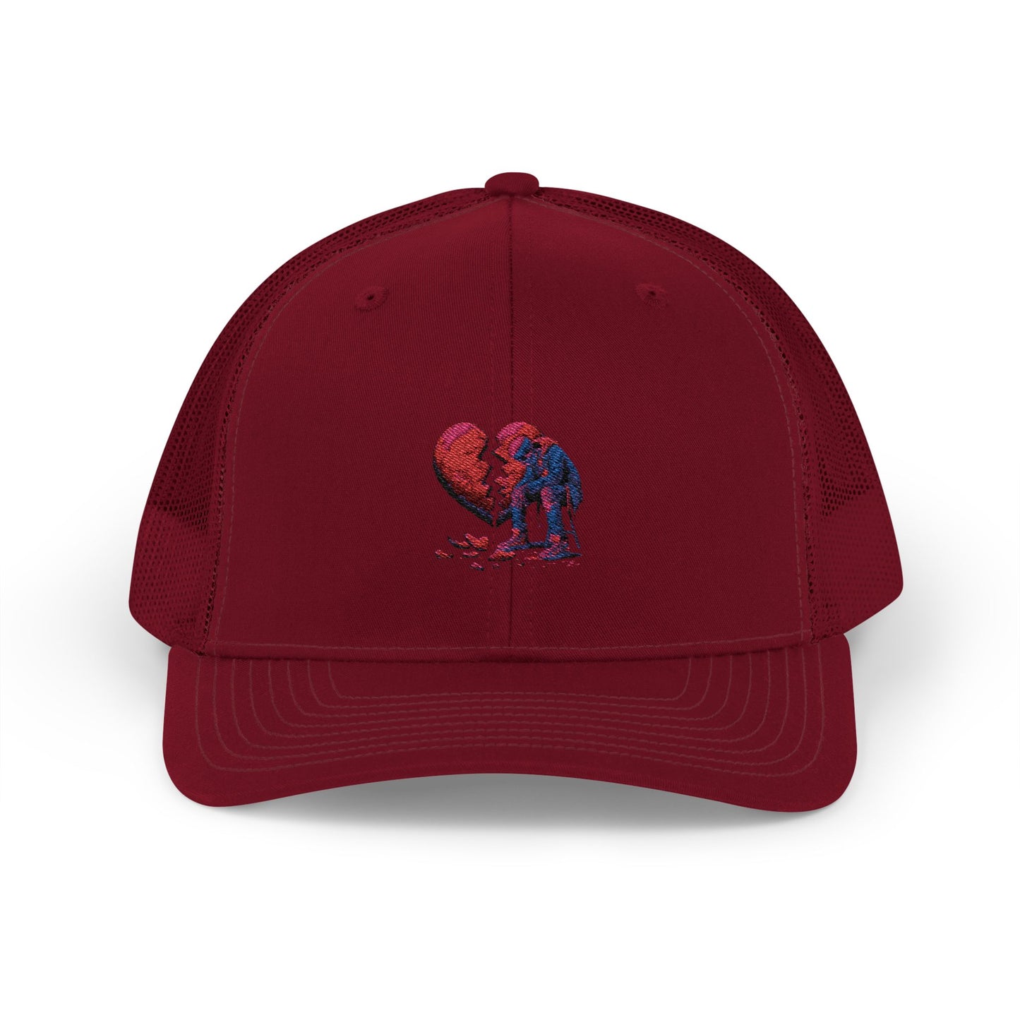 Heartbreak Embroidered Snapback Trucker Cap - Perfect Gift for Casual Lovers