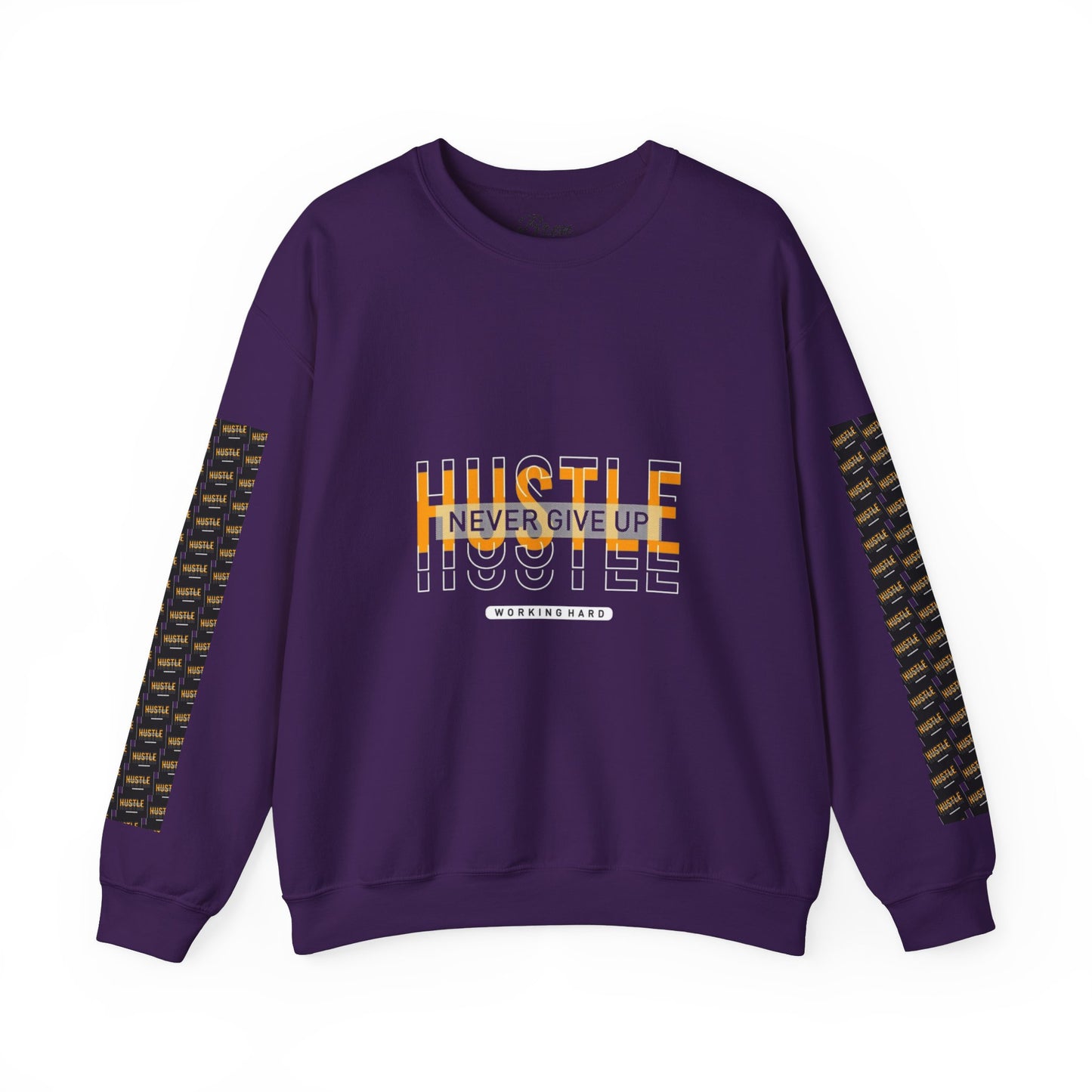 Hustle Crewneck Sweatshirt - Unisex Heavy Blend™ - Motivational Design