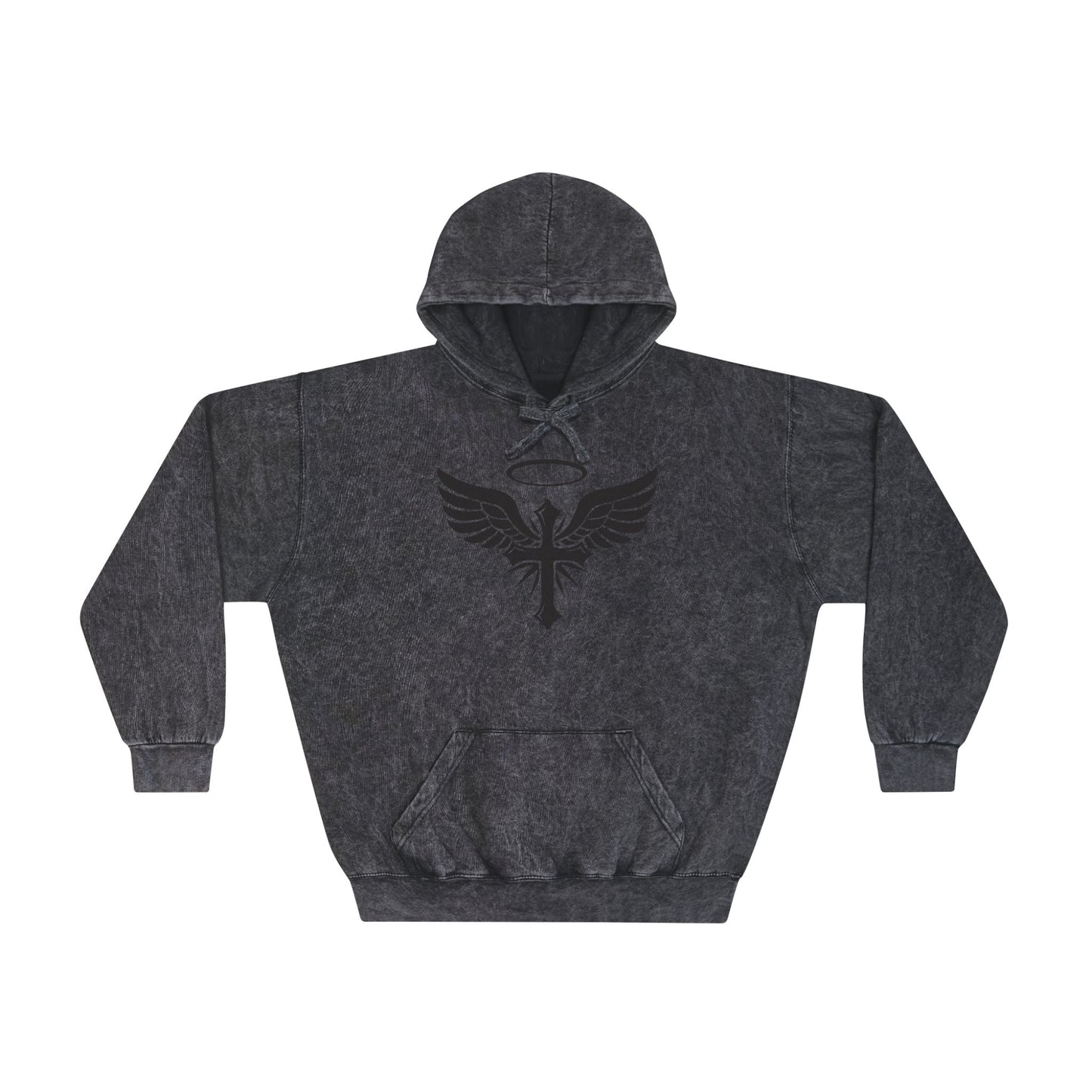 Unisex Mineral Wash Hoodie - Faith-Inspired Spiritual Wear