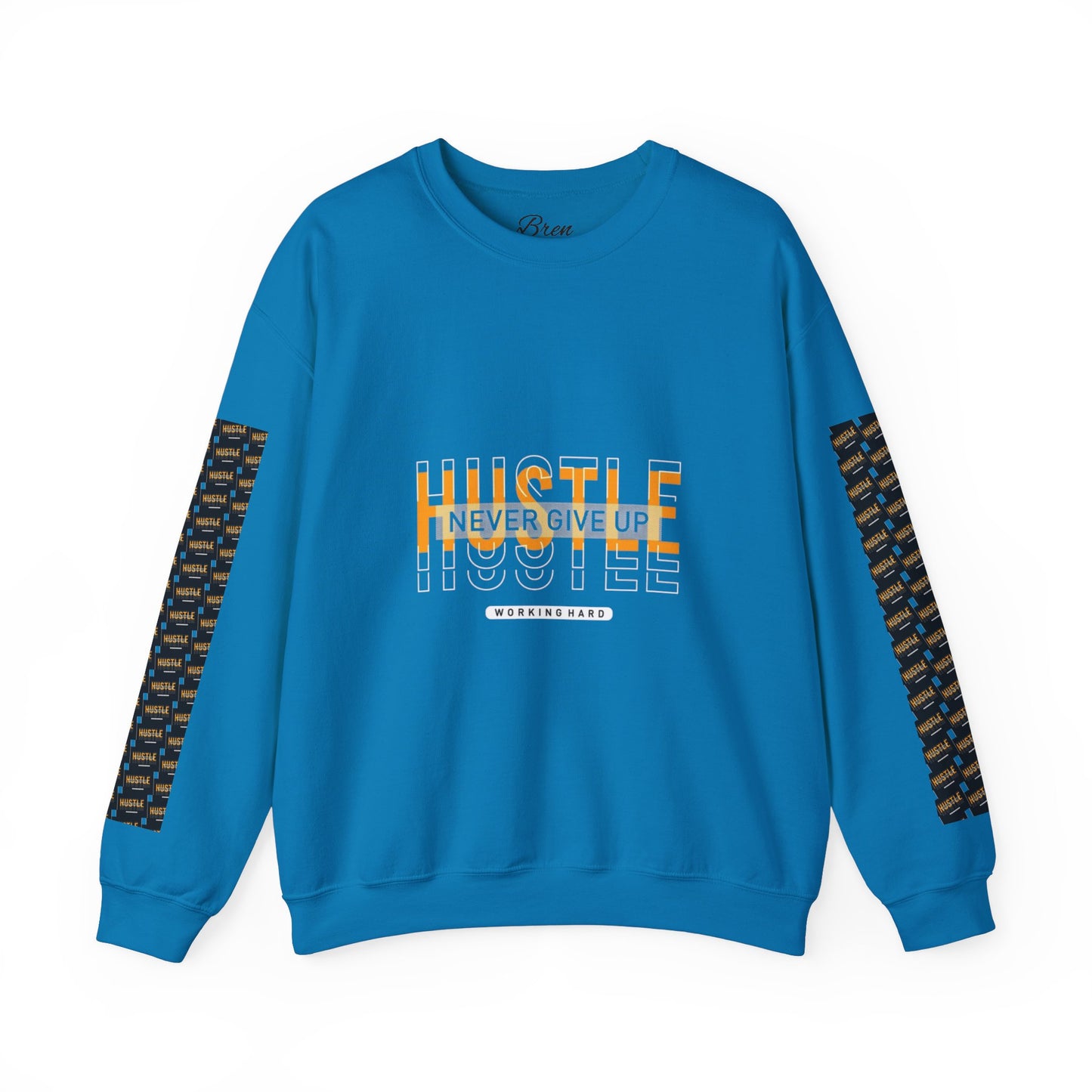 Hustle Crewneck Sweatshirt - Unisex Heavy Blend™ - Motivational Design