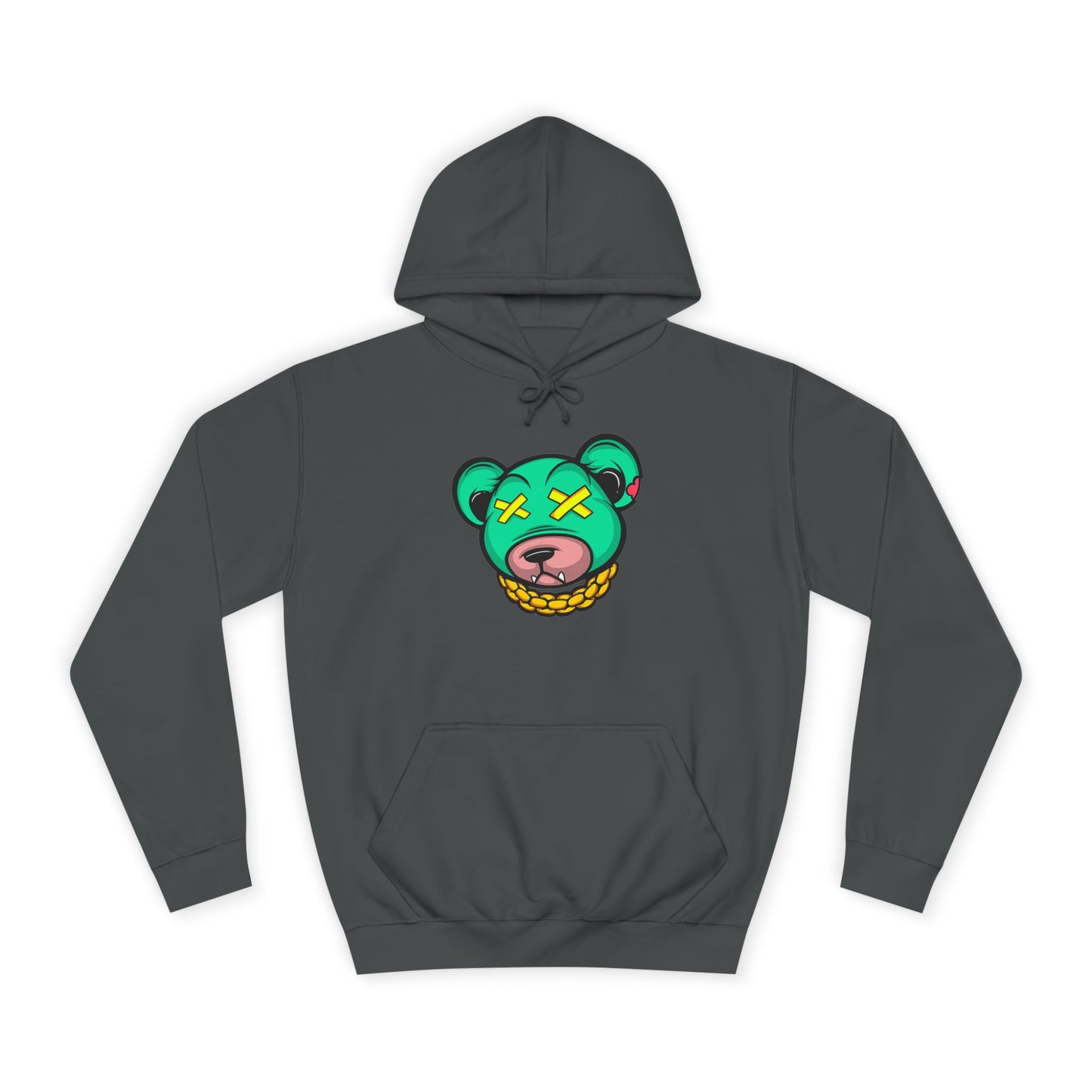 Cool Cartoon Bear Unisex College Hoodie