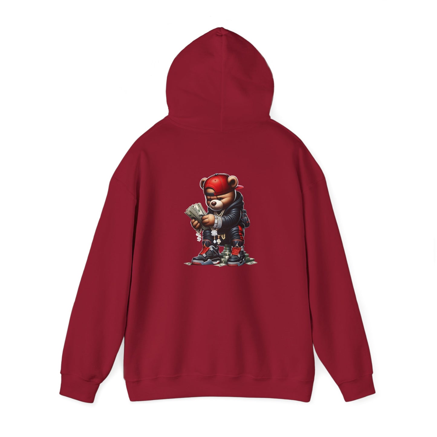 Hustle Bear Unisex Heavy Blend™ Hooded Sweatshirt | Motivational Streetwear for Entrepreneurs
