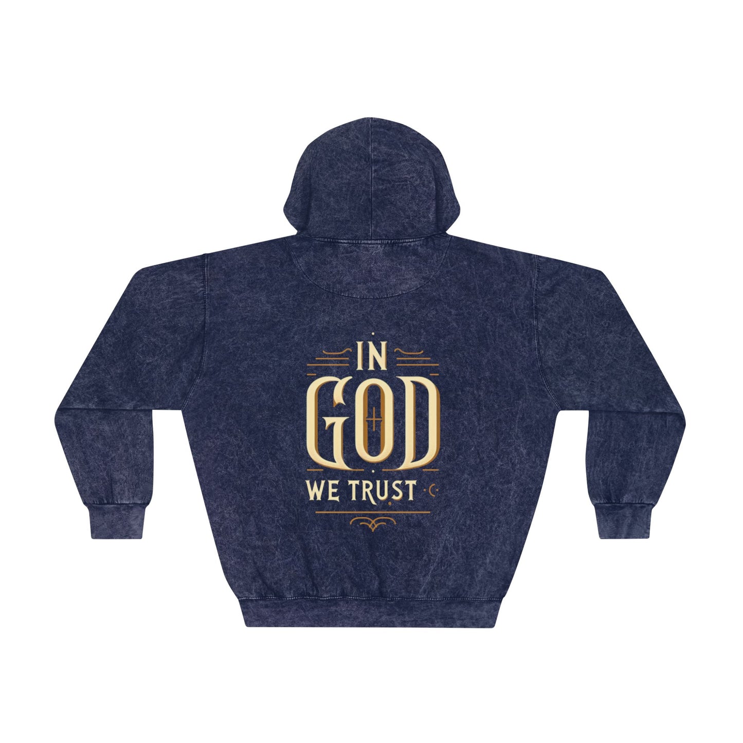 Unisex Mineral Wash Hoodie - Faith-Inspired Spiritual Wear