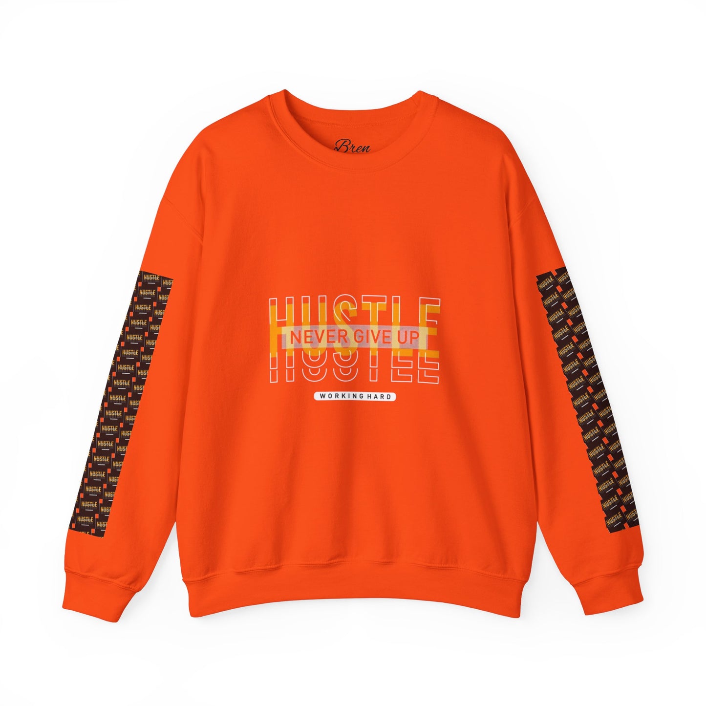 Hustle Crewneck Sweatshirt - Unisex Heavy Blend™ - Motivational Design