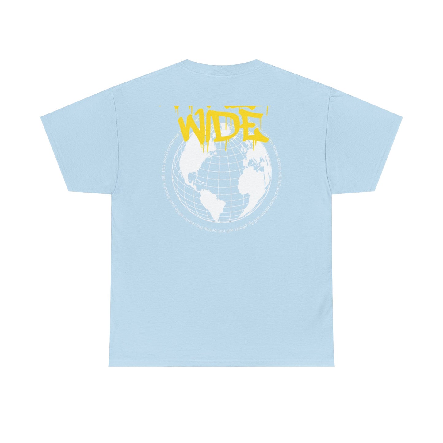 Unisex Heavy Cotton Tee - Worldwide Graphic Tee for Travel Enthusiasts