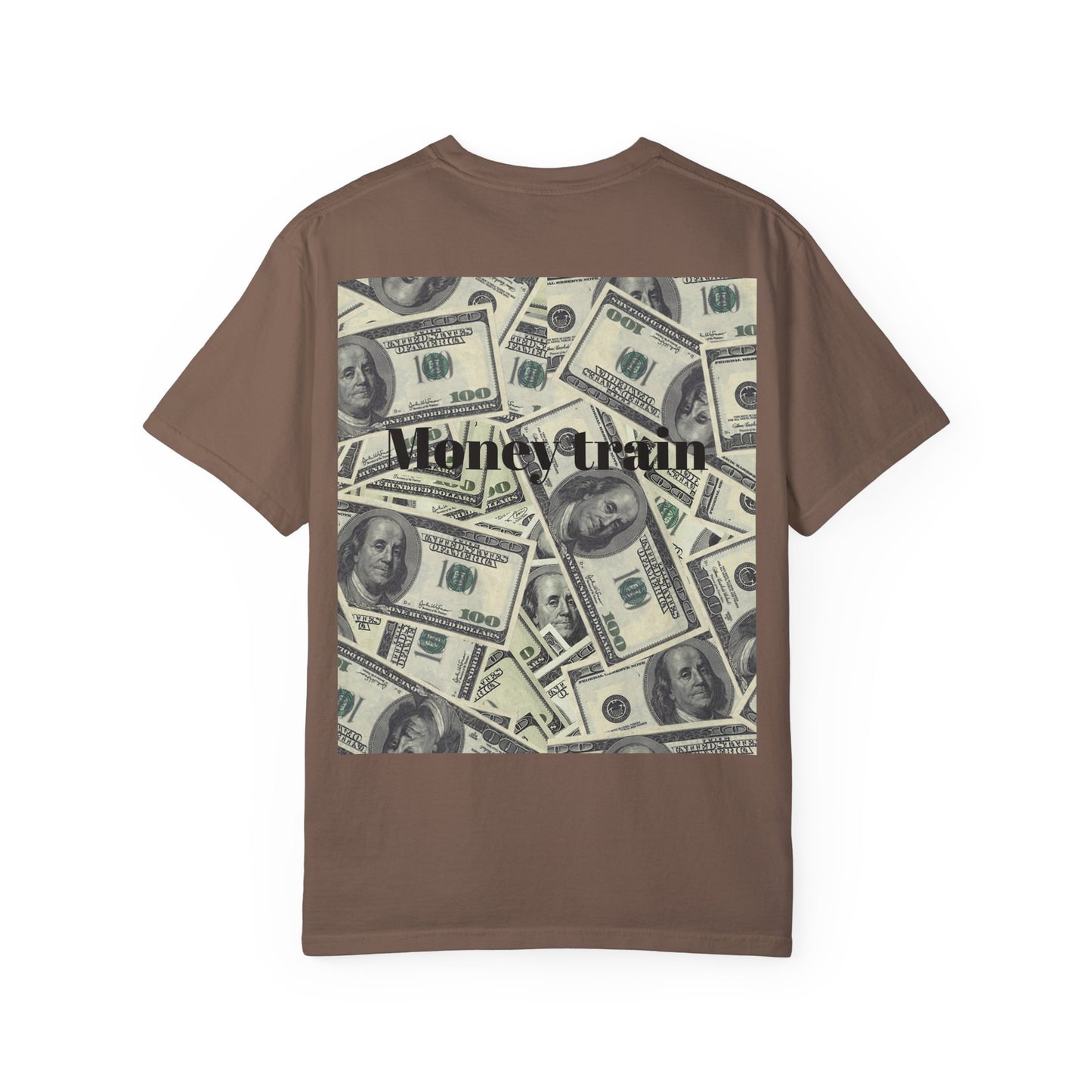 Money Train Unisex Garment-Dyed T-Shirt - Trendy Casual Wear for Money Enthusiasts
