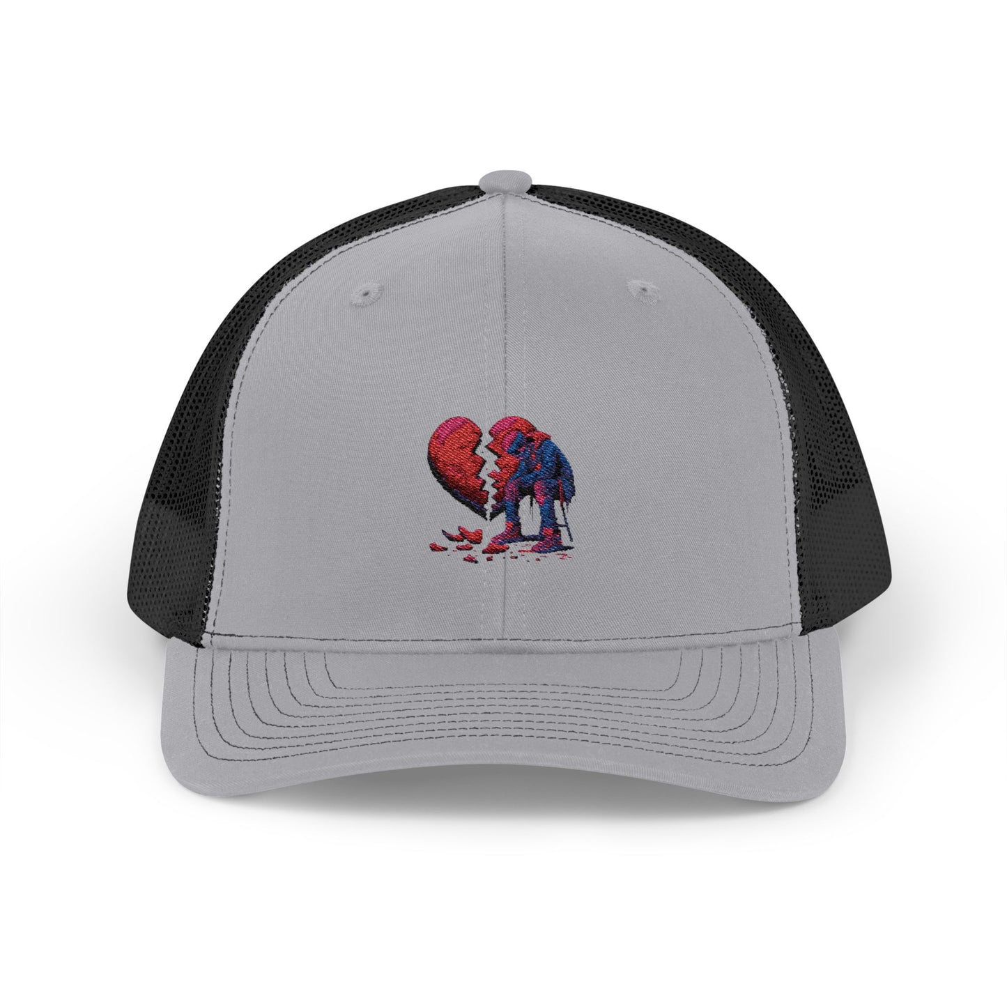 Heartbreak Embroidered Snapback Trucker Cap - Perfect Gift for Casual Lovers