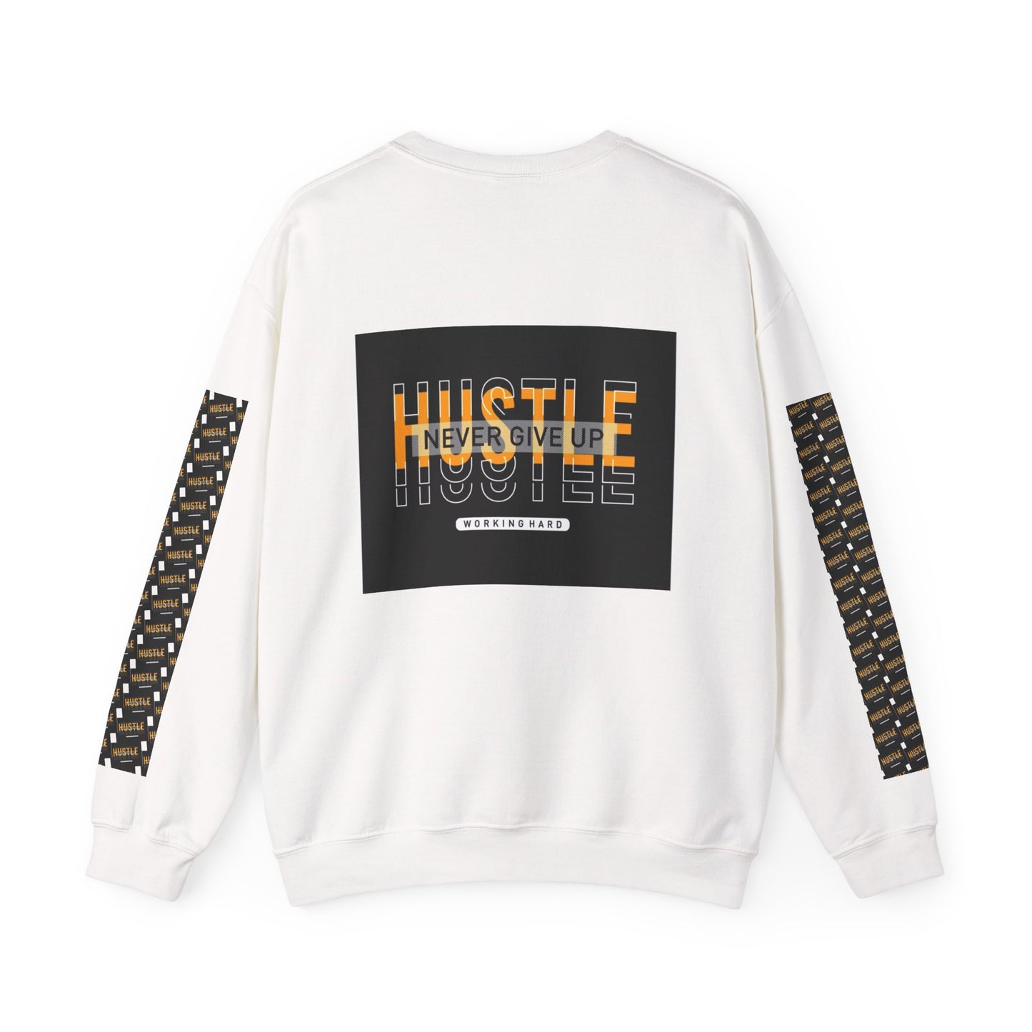 Hustle Crewneck Sweatshirt - Unisex Heavy Blend™ - Motivational Design