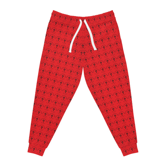 Comfortable Red Athletic Joggers for Active Lifestyle
