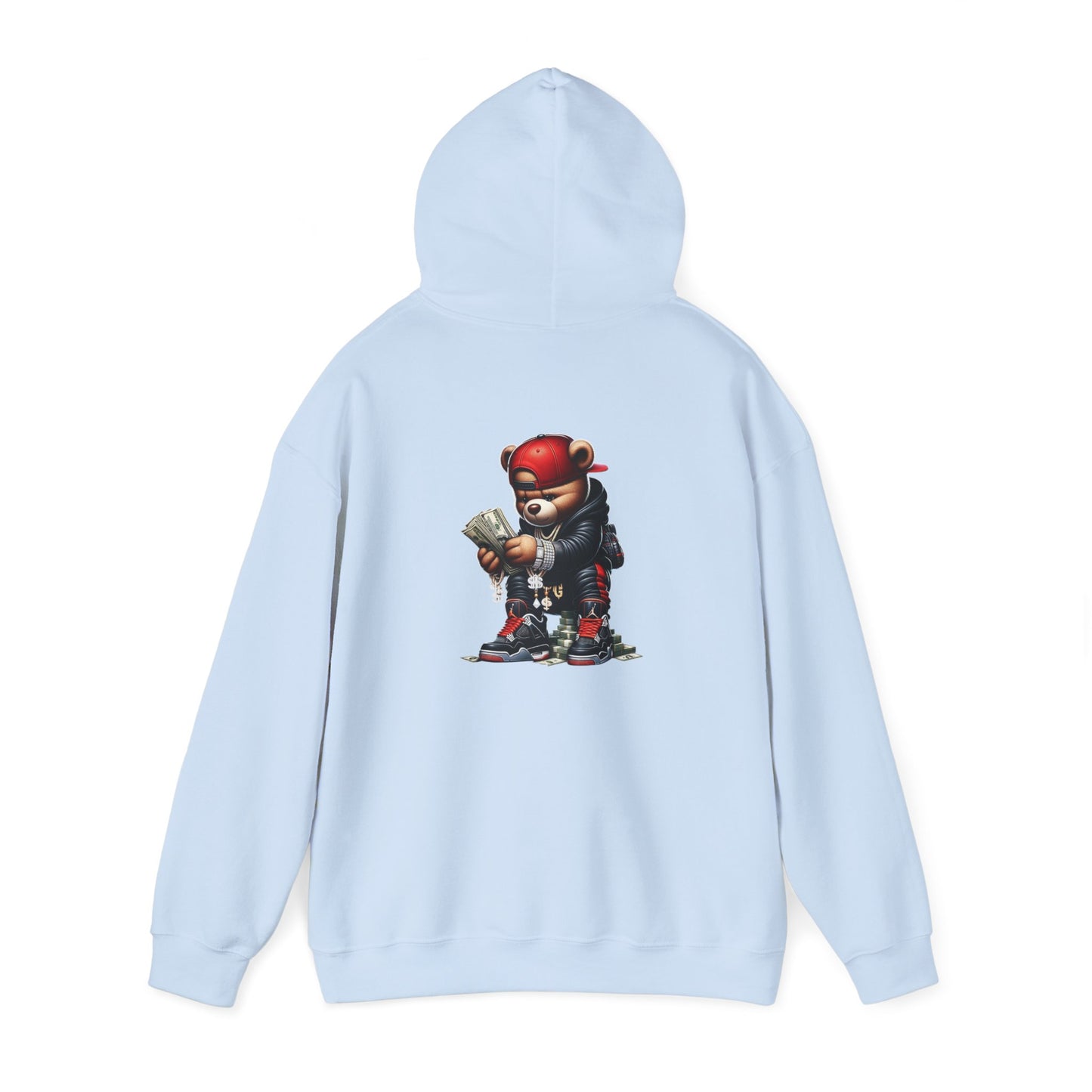 Hustle Bear Unisex Heavy Blend™ Hooded Sweatshirt | Motivational Streetwear for Entrepreneurs