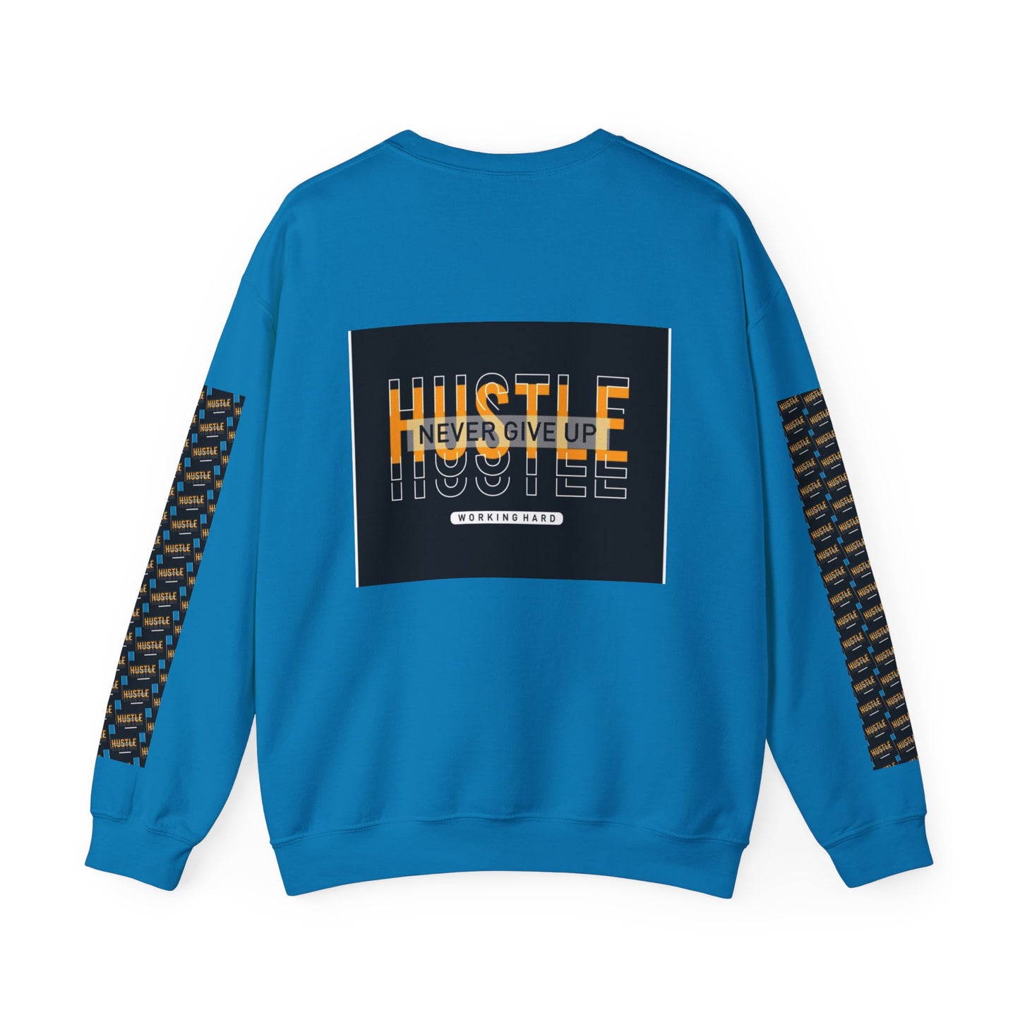 Hustle Crewneck Sweatshirt - Unisex Heavy Blend™ - Motivational Design