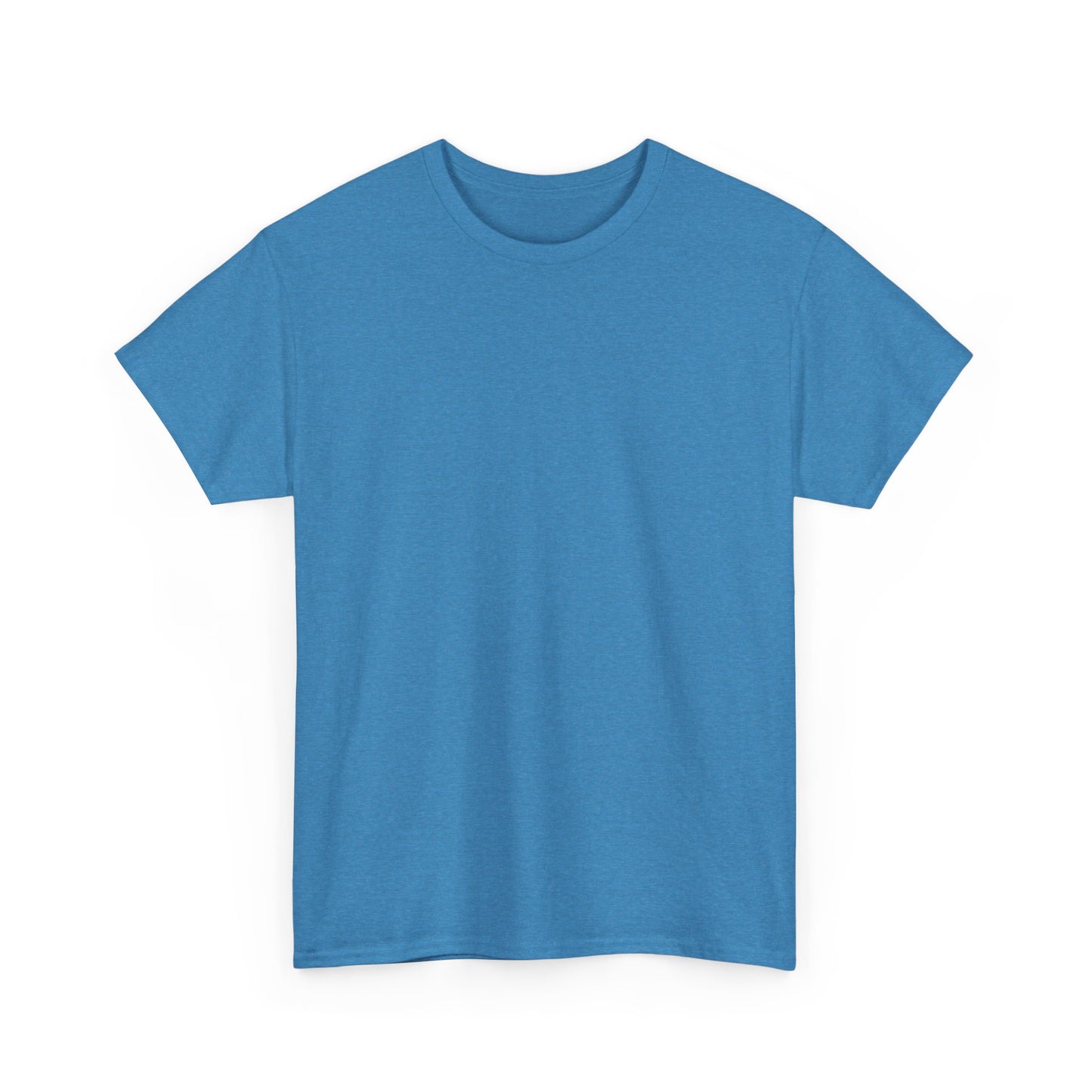 Inspirational Unisex Heavy Cotton Tee - "Never Give Up"