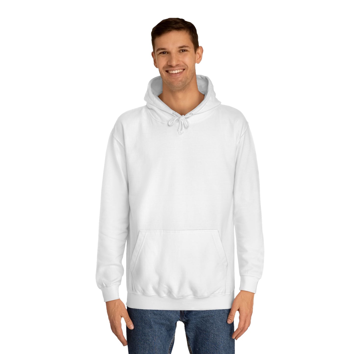 Unisex College Hoodie with Bold Graphic Design - Perfect for Students and Fans