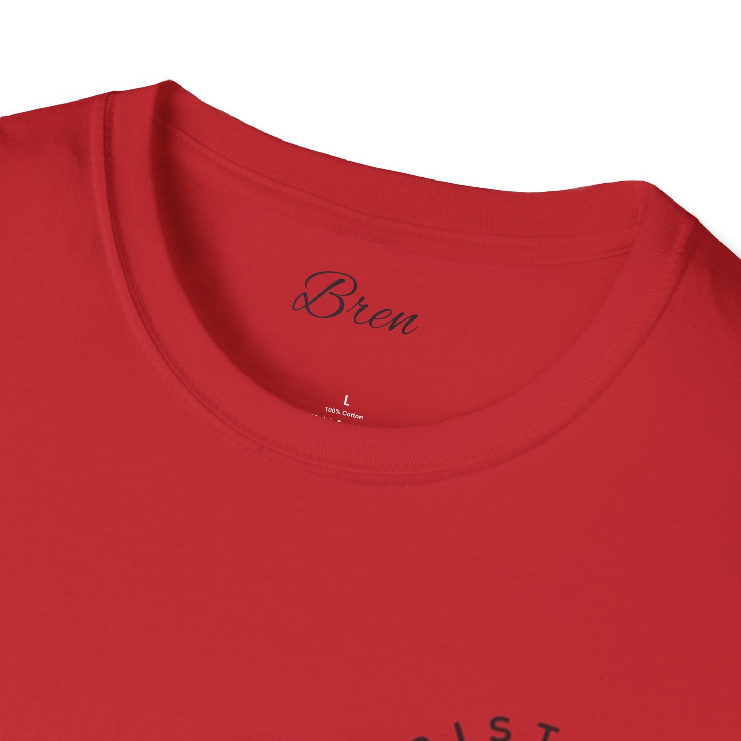 Unisex Softstyle T-Shirt with Cross Design - Faith-Inspired Apparel