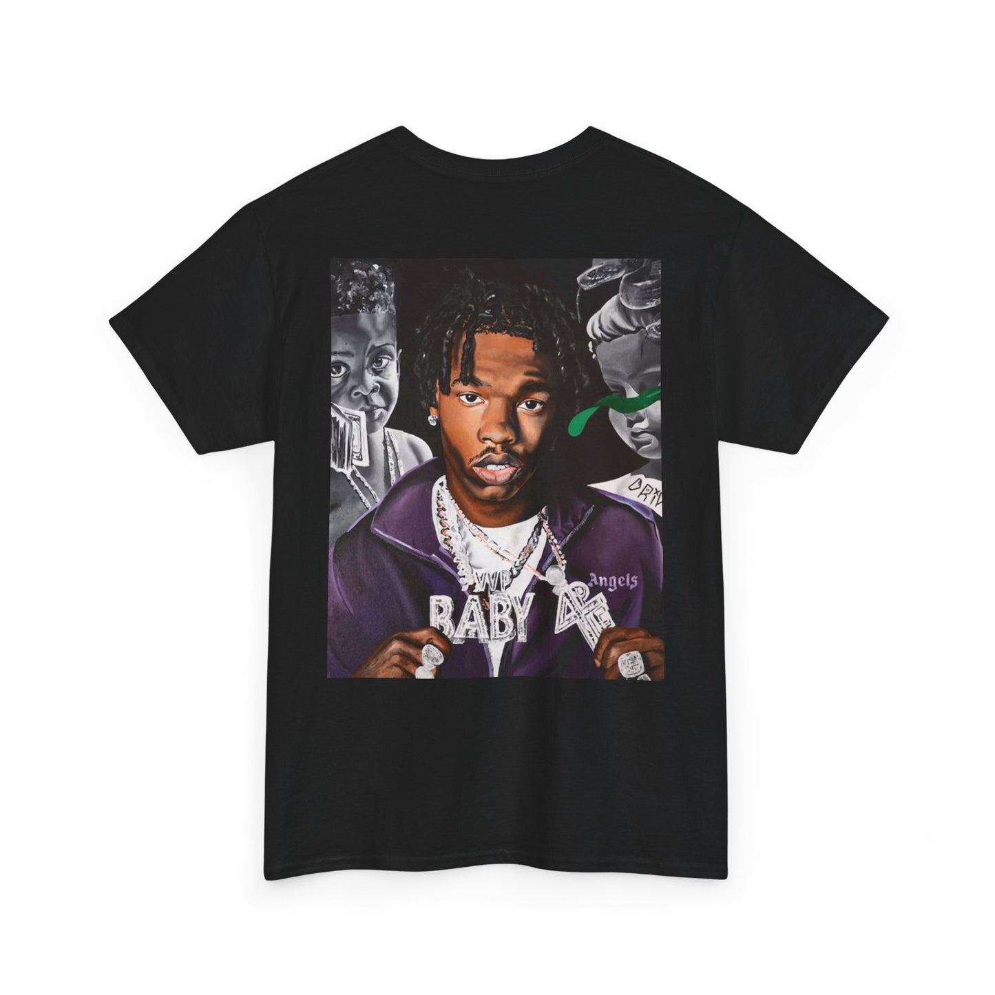 Unisex Heavy Cotton Tee - Cool Streetwear Graphic Tee featuring Lil Baby