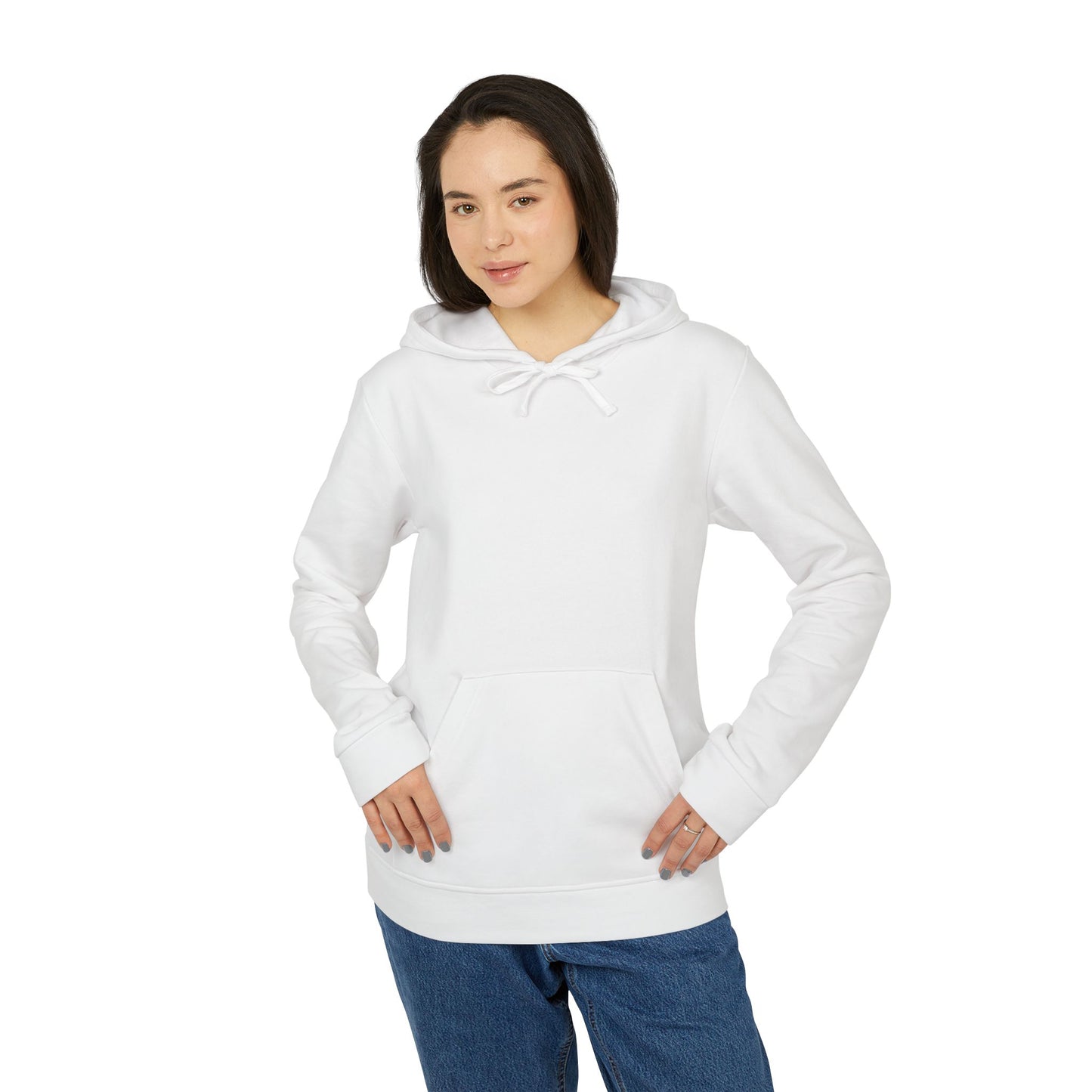 Unisex Fleece Hoodie with Positive Vibes Design
