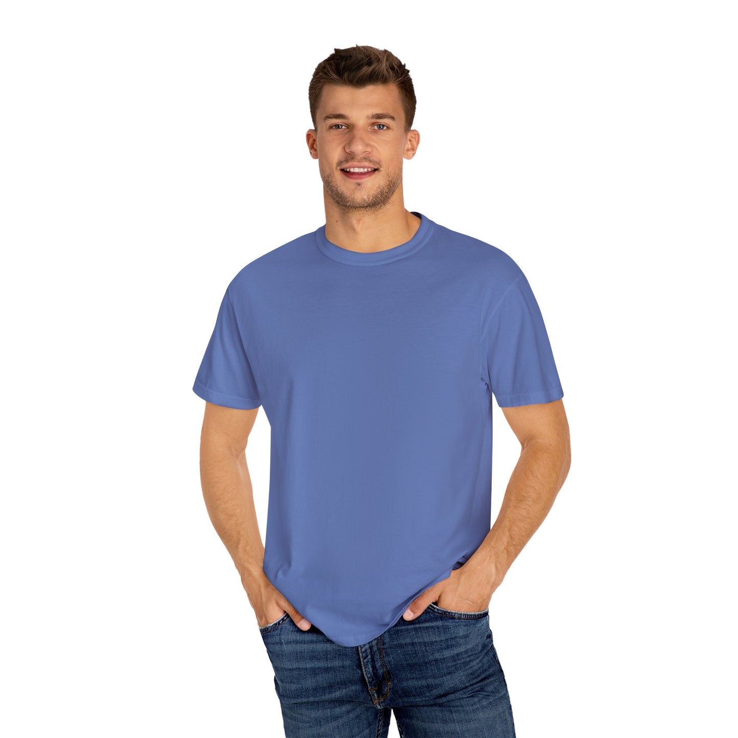 Unisex Garment-Dyed T-Shirt with Thought-Provoking Quote - Perfect for Casual Outings and Self-Reflection
