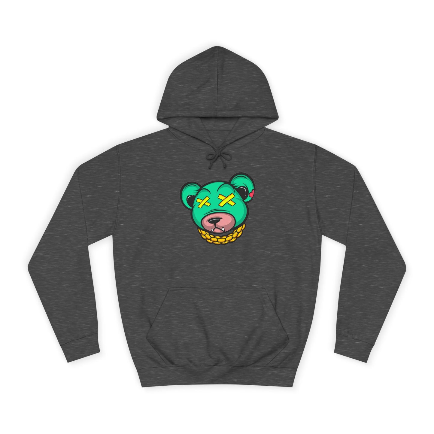 Cool Cartoon Bear Unisex College Hoodie