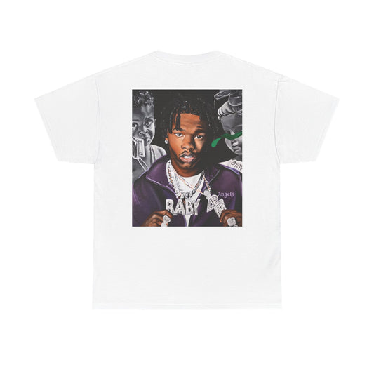 Unisex Heavy Cotton Tee - Cool Streetwear Graphic Tee featuring Lil Baby