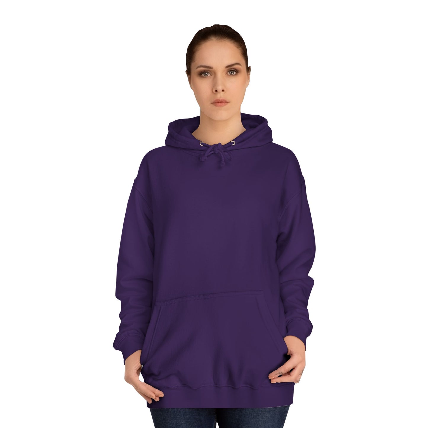 Unisex College Hoodie with Bold Graphic Design - Perfect for Students and Fans