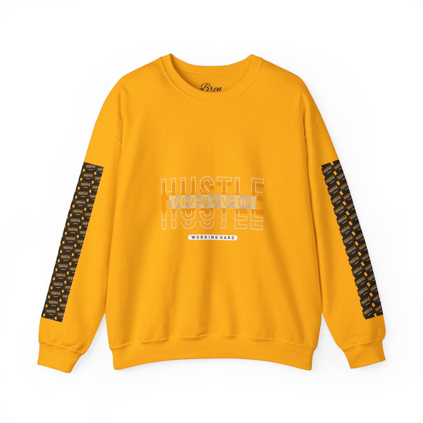 Hustle Crewneck Sweatshirt - Unisex Heavy Blend™ - Motivational Design