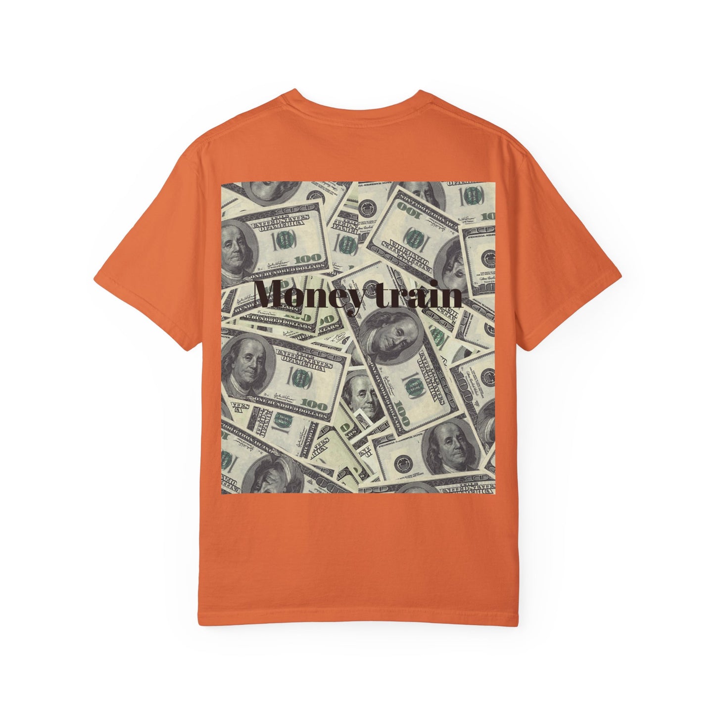 Money Train Unisex Garment-Dyed T-Shirt - Trendy Casual Wear for Money Enthusiasts