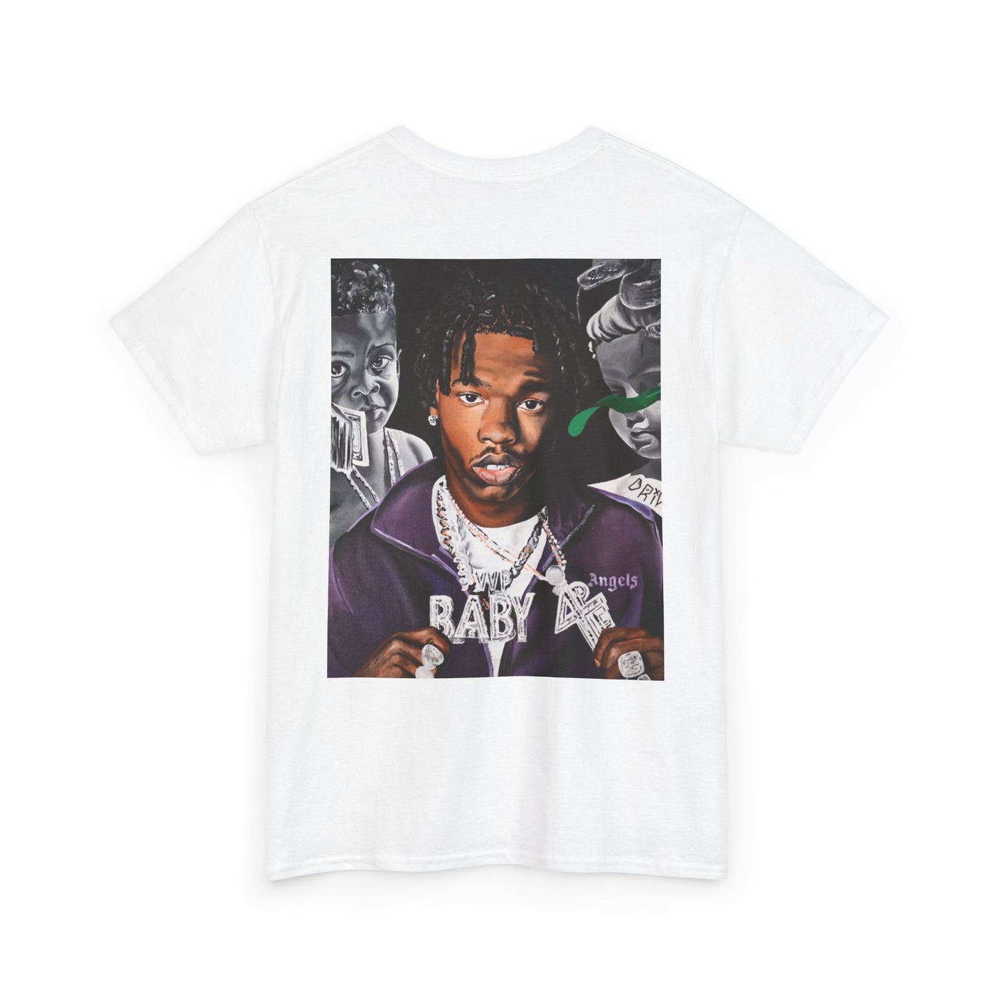 Unisex Heavy Cotton Tee - Cool Streetwear Graphic Tee featuring Lil Baby