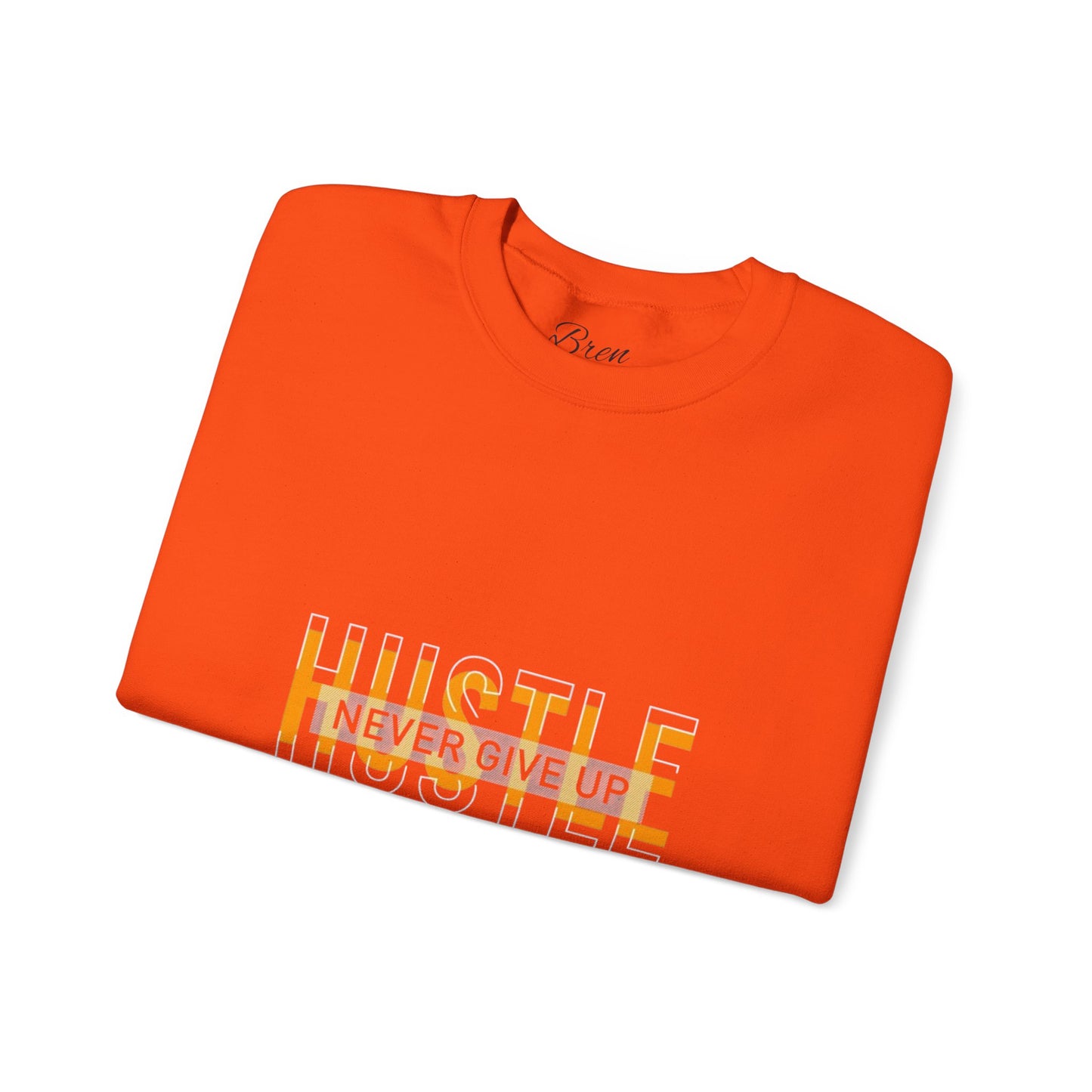 Hustle Crewneck Sweatshirt - Unisex Heavy Blend™ - Motivational Design