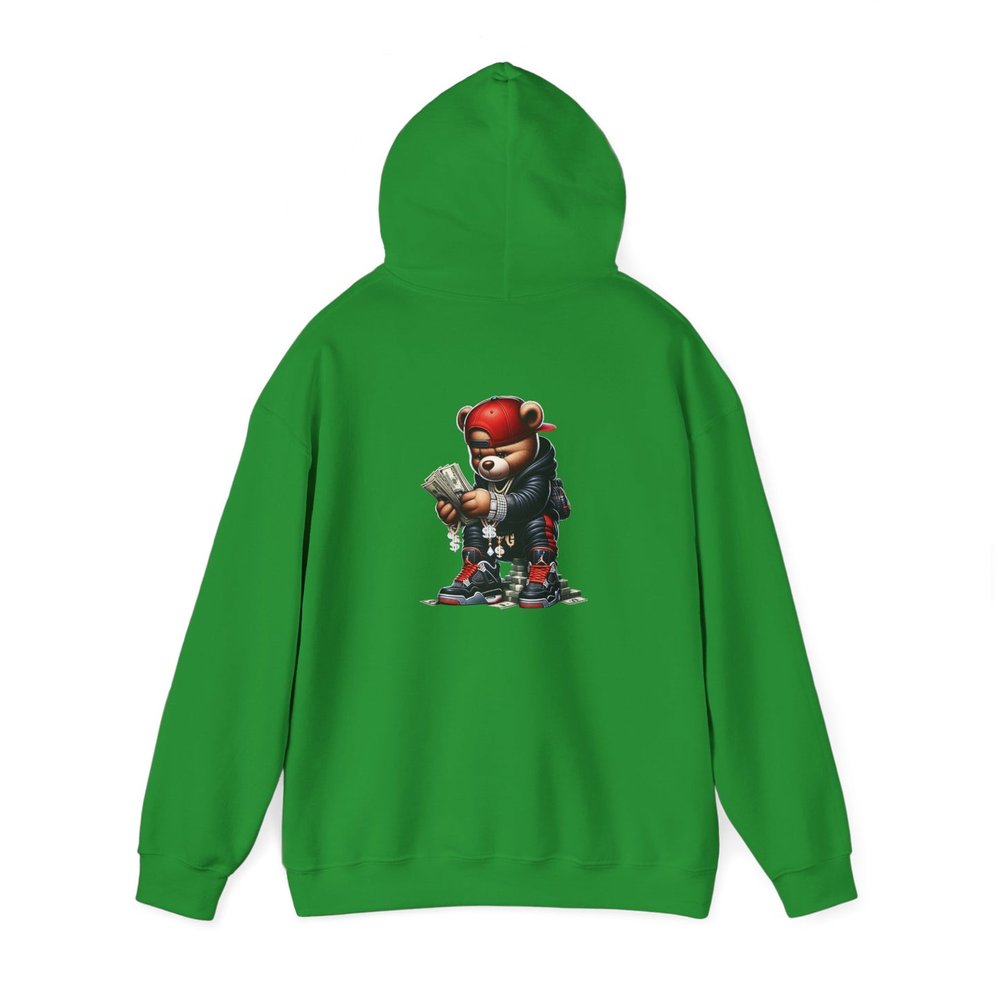 Hustle Bear Unisex Heavy Blend™ Hooded Sweatshirt | Motivational Streetwear for Entrepreneurs