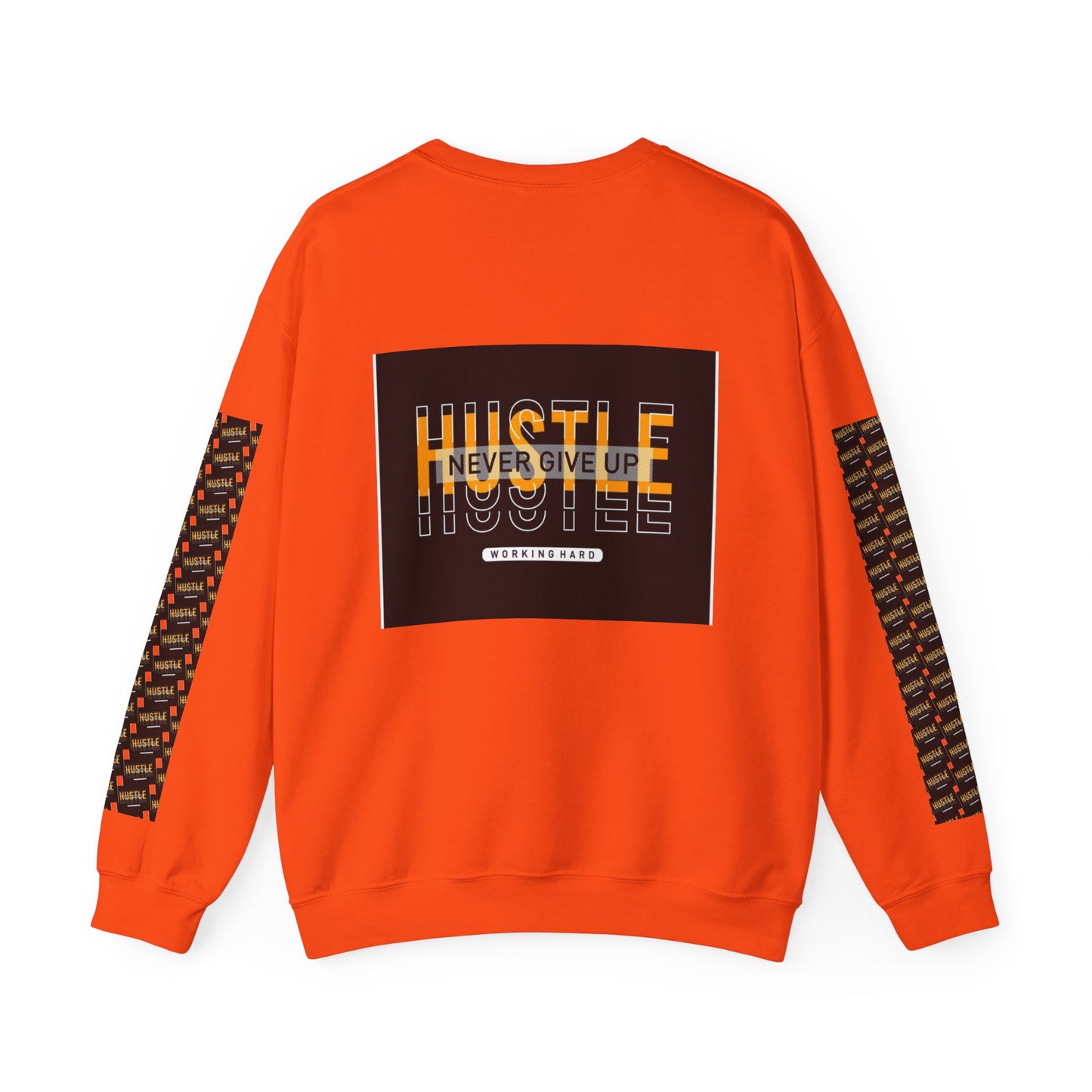Hustle Crewneck Sweatshirt - Unisex Heavy Blend™ - Motivational Design