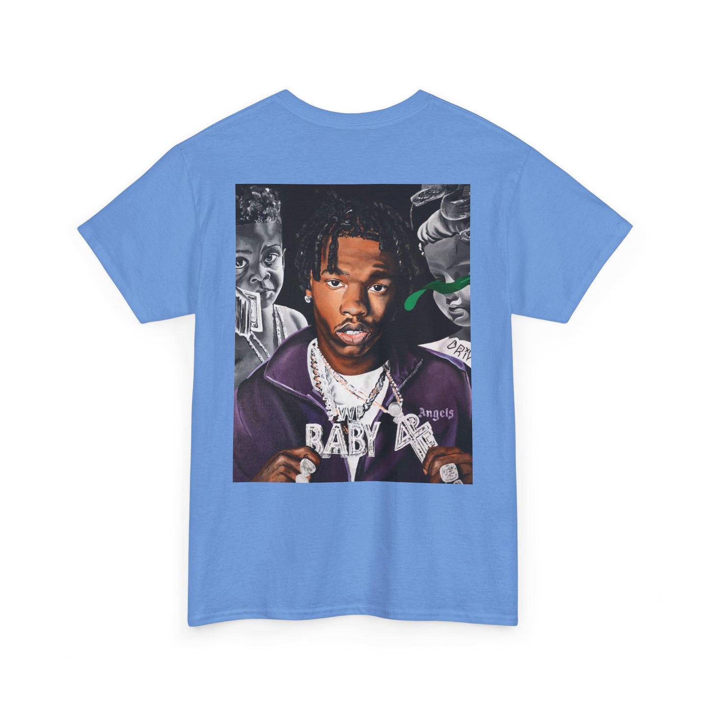 Unisex Heavy Cotton Tee - Cool Streetwear Graphic Tee featuring Lil Baby
