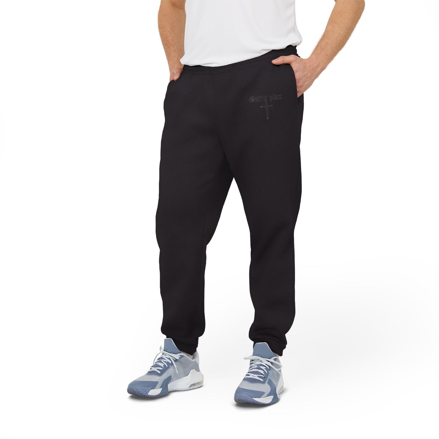 Adidas Unisex Fleece Joggers - God's Plan Sportswear