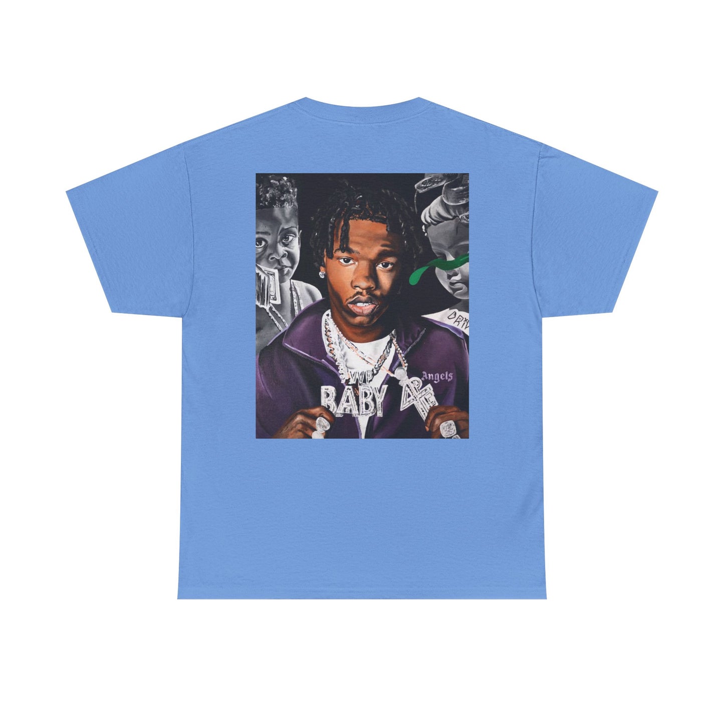 Unisex Heavy Cotton Tee - Cool Streetwear Graphic Tee featuring Lil Baby