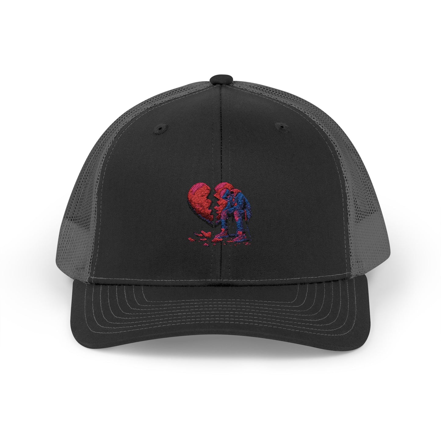 Heartbreak Embroidered Snapback Trucker Cap - Perfect Gift for Casual Lovers