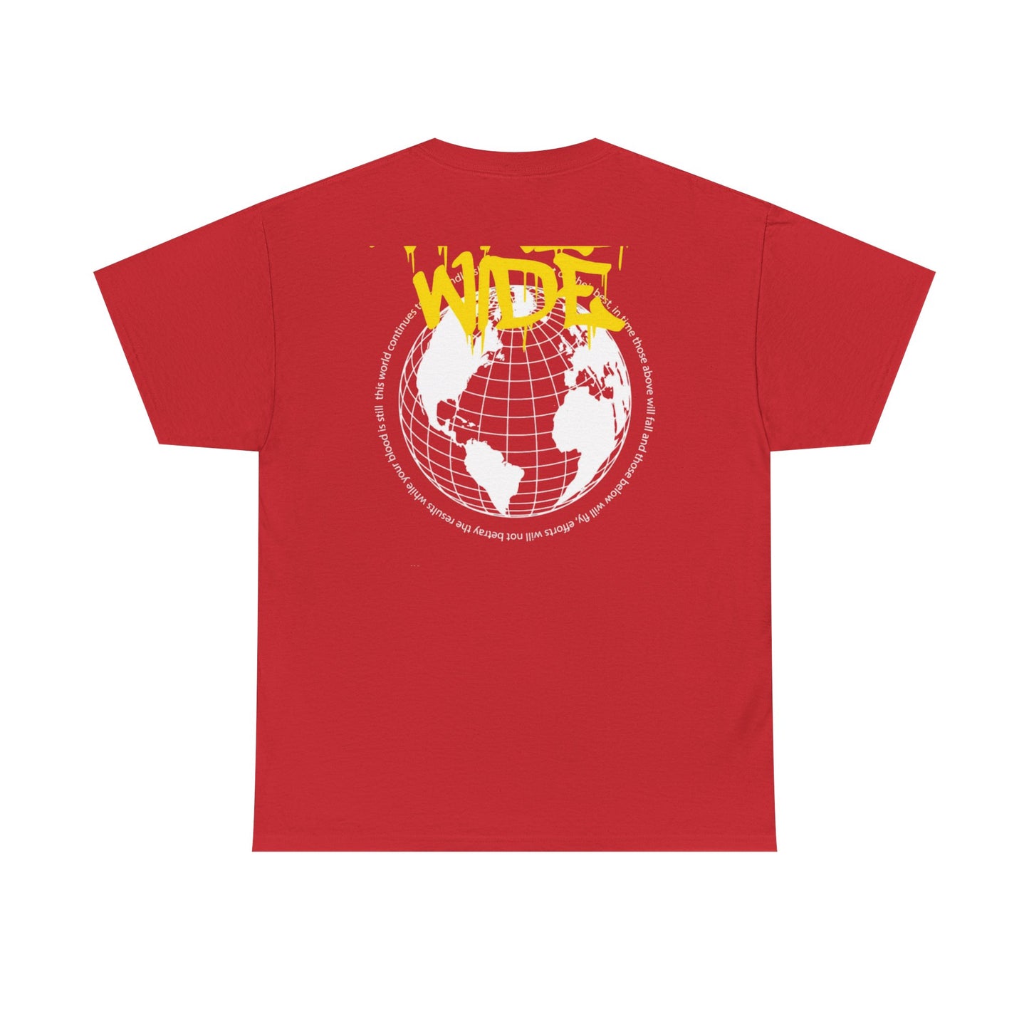 Unisex Heavy Cotton Tee - Worldwide Graphic Tee for Travel Enthusiasts