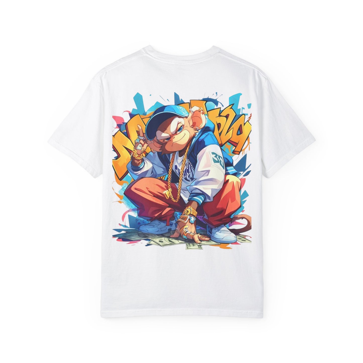 Urban Street Art Unisex T-Shirt - Cool Graffiti Monkey Design