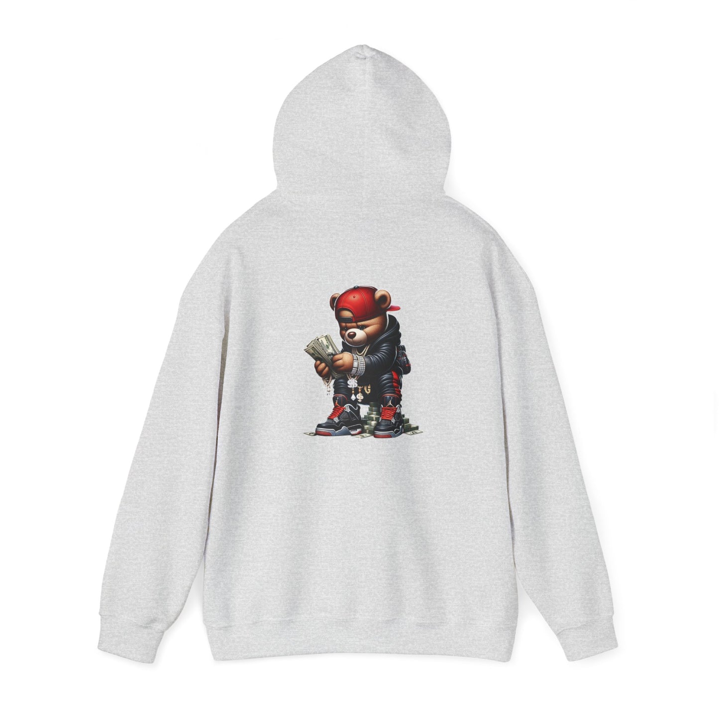 Hustle Bear Unisex Heavy Blend™ Hooded Sweatshirt | Motivational Streetwear for Entrepreneurs