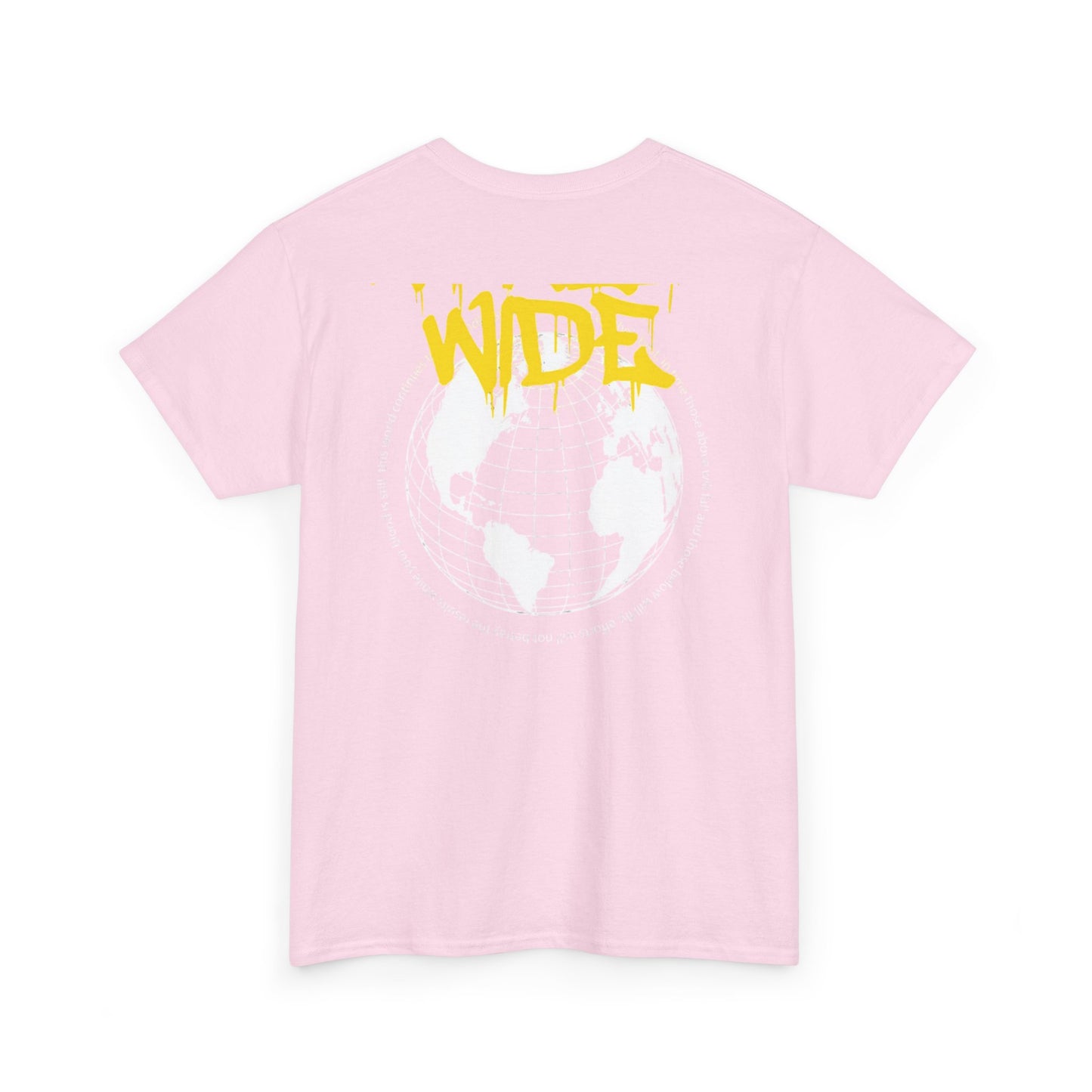 Unisex Heavy Cotton Tee - Worldwide Graphic Tee for Travel Enthusiasts