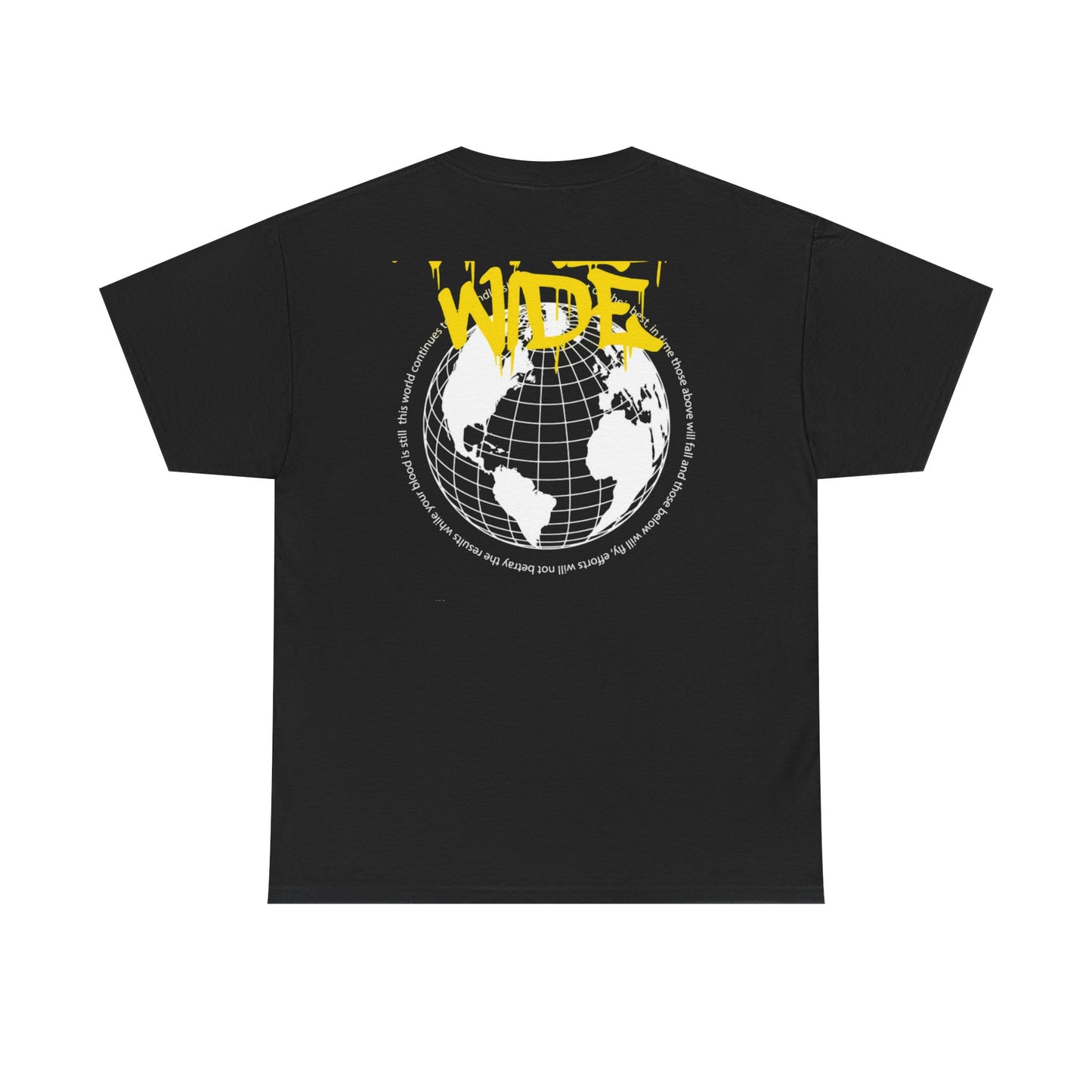Unisex Heavy Cotton Tee - Worldwide Graphic Tee for Travel Enthusiasts